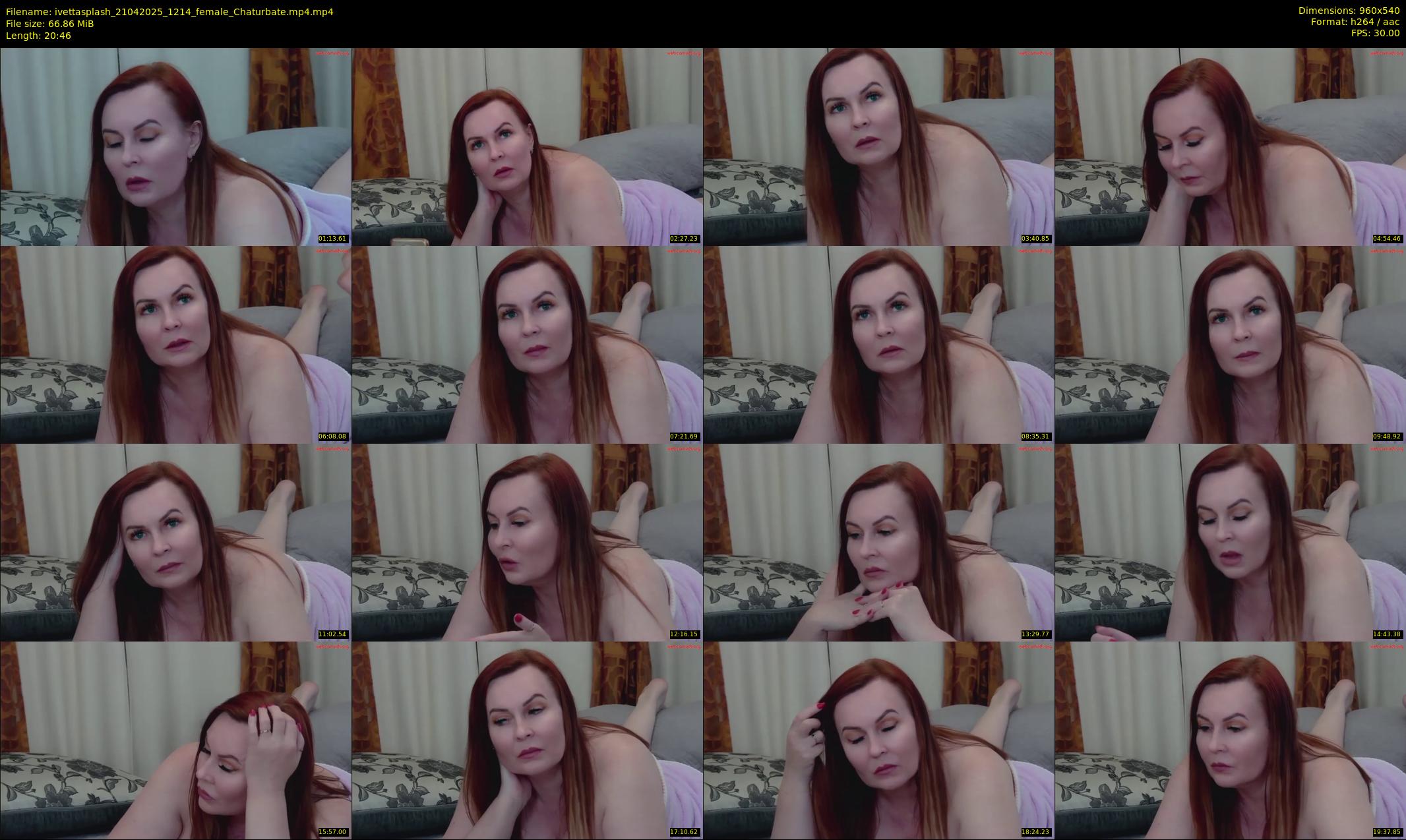 ivettasplash — 21 minute Chaturbate female cam show recording, 480p, Apr 21, 2025
