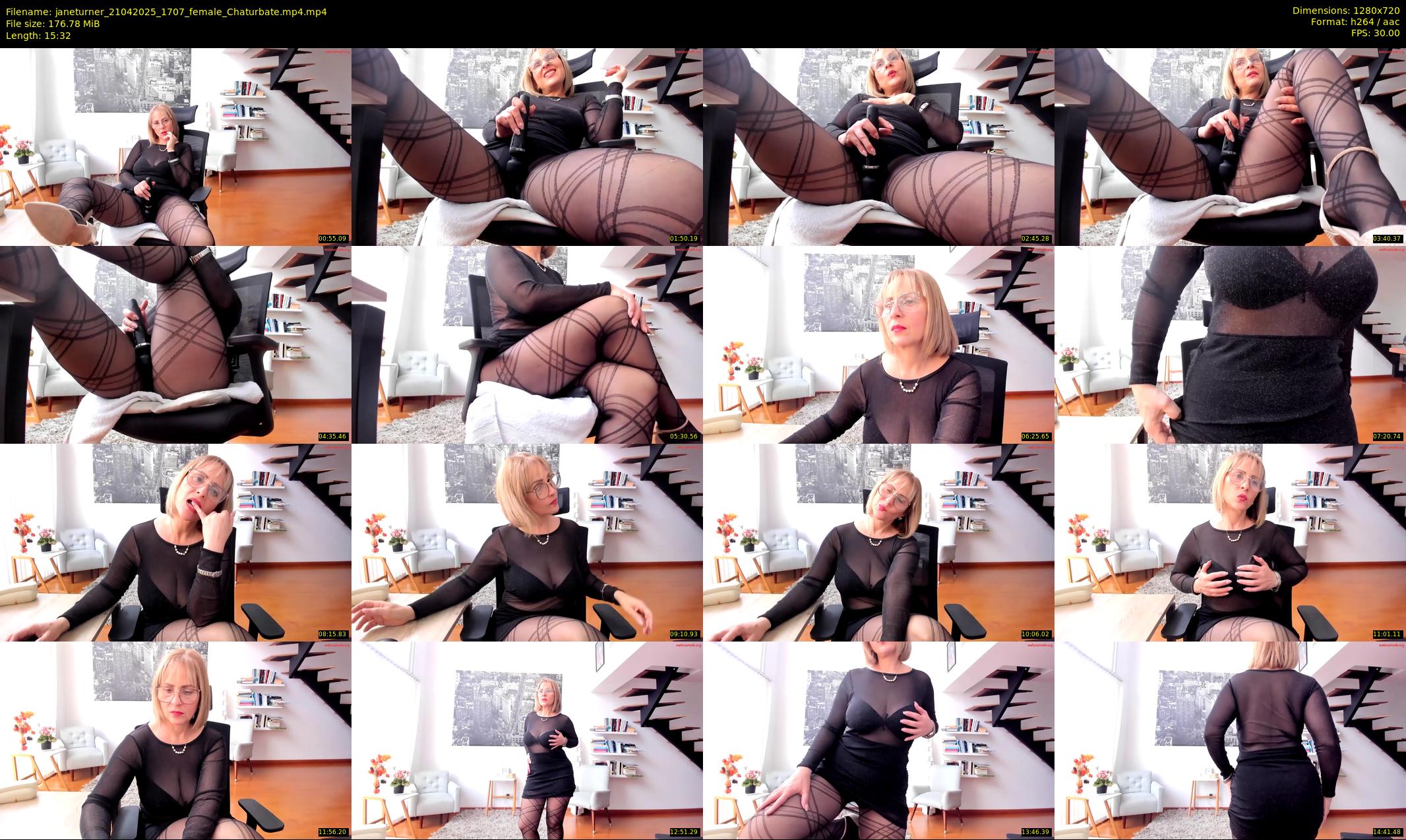 janeturner — 16 minute Chaturbate female cam show recording, 720p, Apr 21, 2025