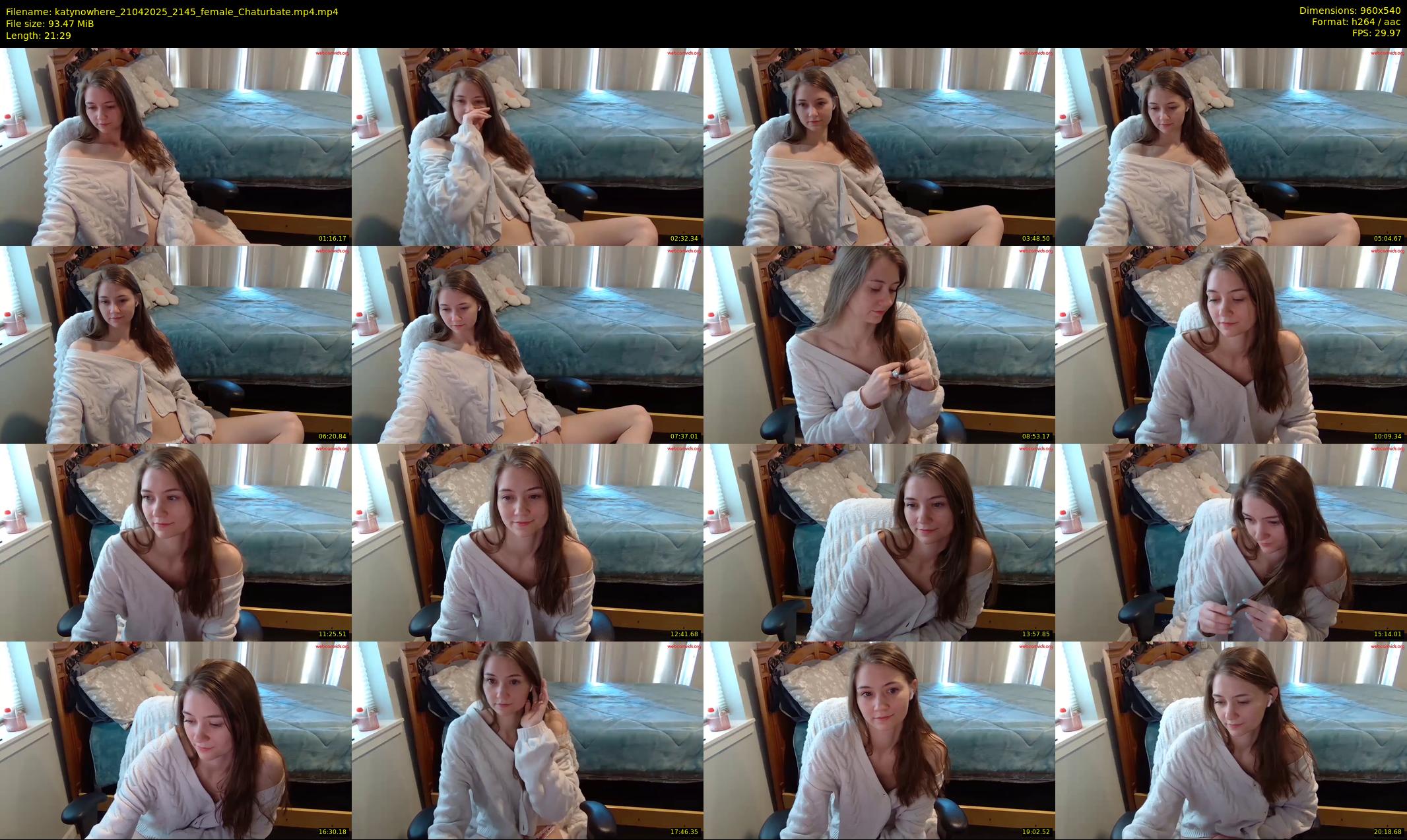 katynowhere — 22 minute Chaturbate female cam show recording, 480p, Apr 21, 2025