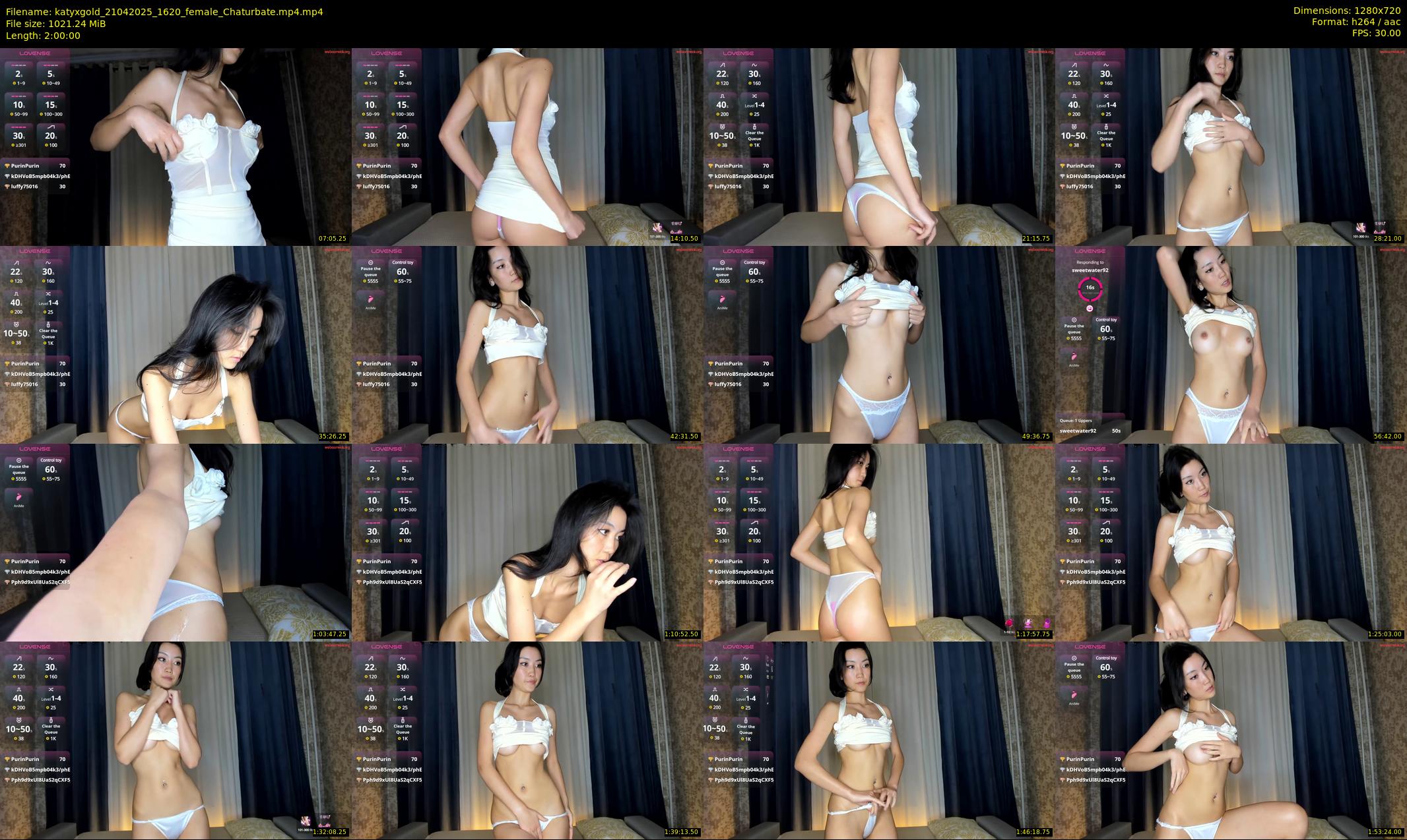 katyxgold — 120 minute Chaturbate female cam show recording, 720p, Apr 21, 2025