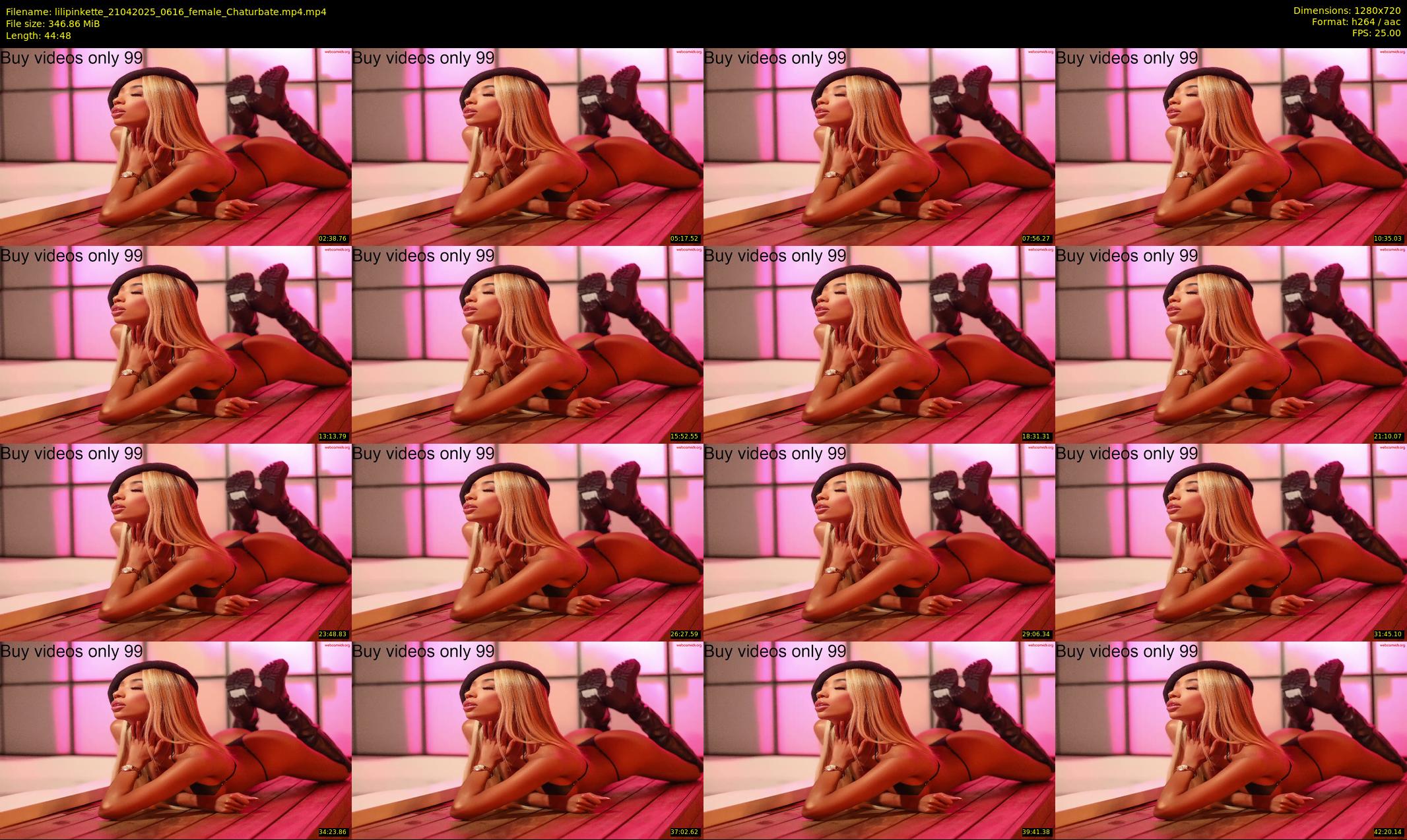 lilipinkette — 45 minute Chaturbate female cam show recording, 720p, Apr 21, 2025