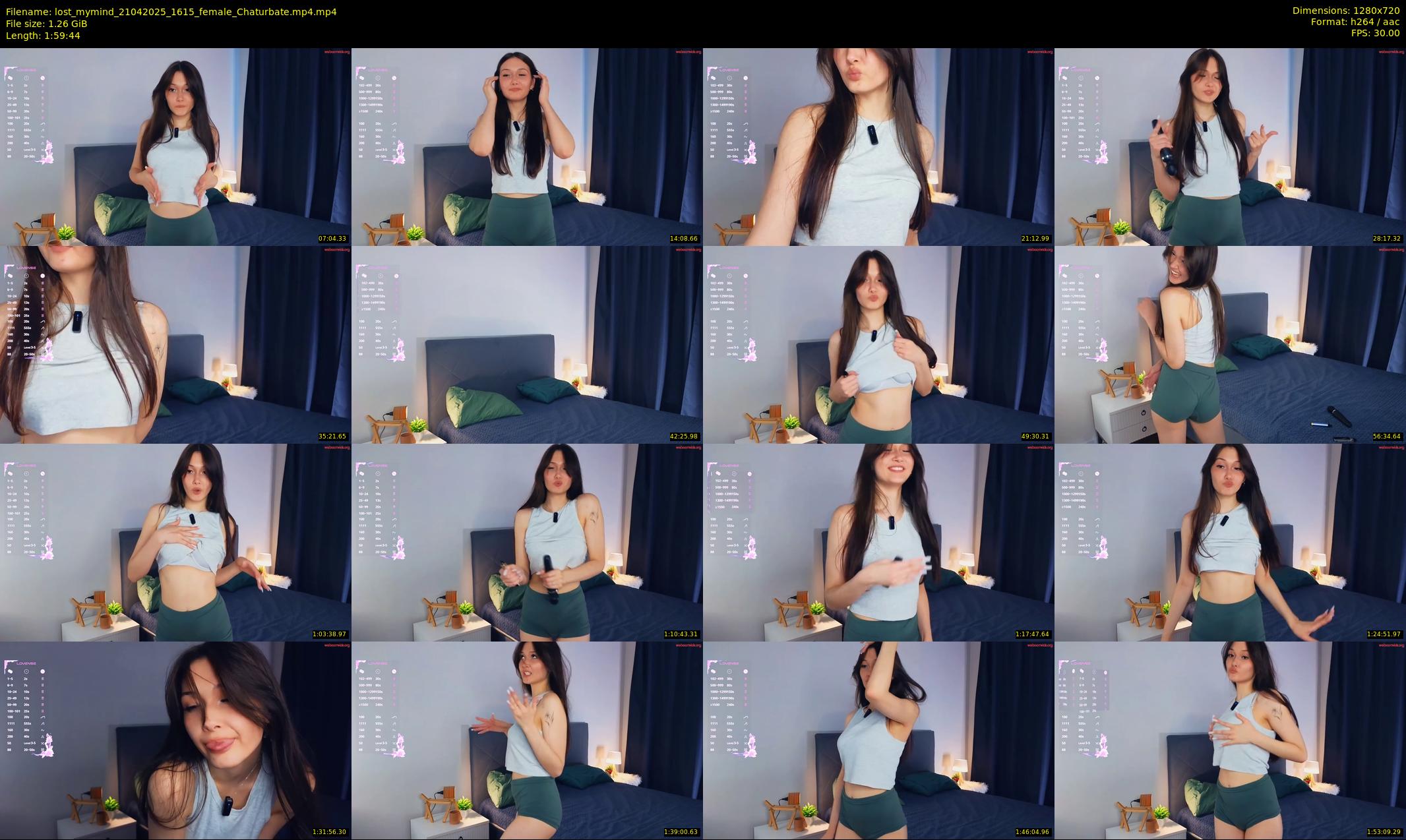 lost_mymind — 120 minute Chaturbate female cam show recording, 720p, Apr 21, 2025