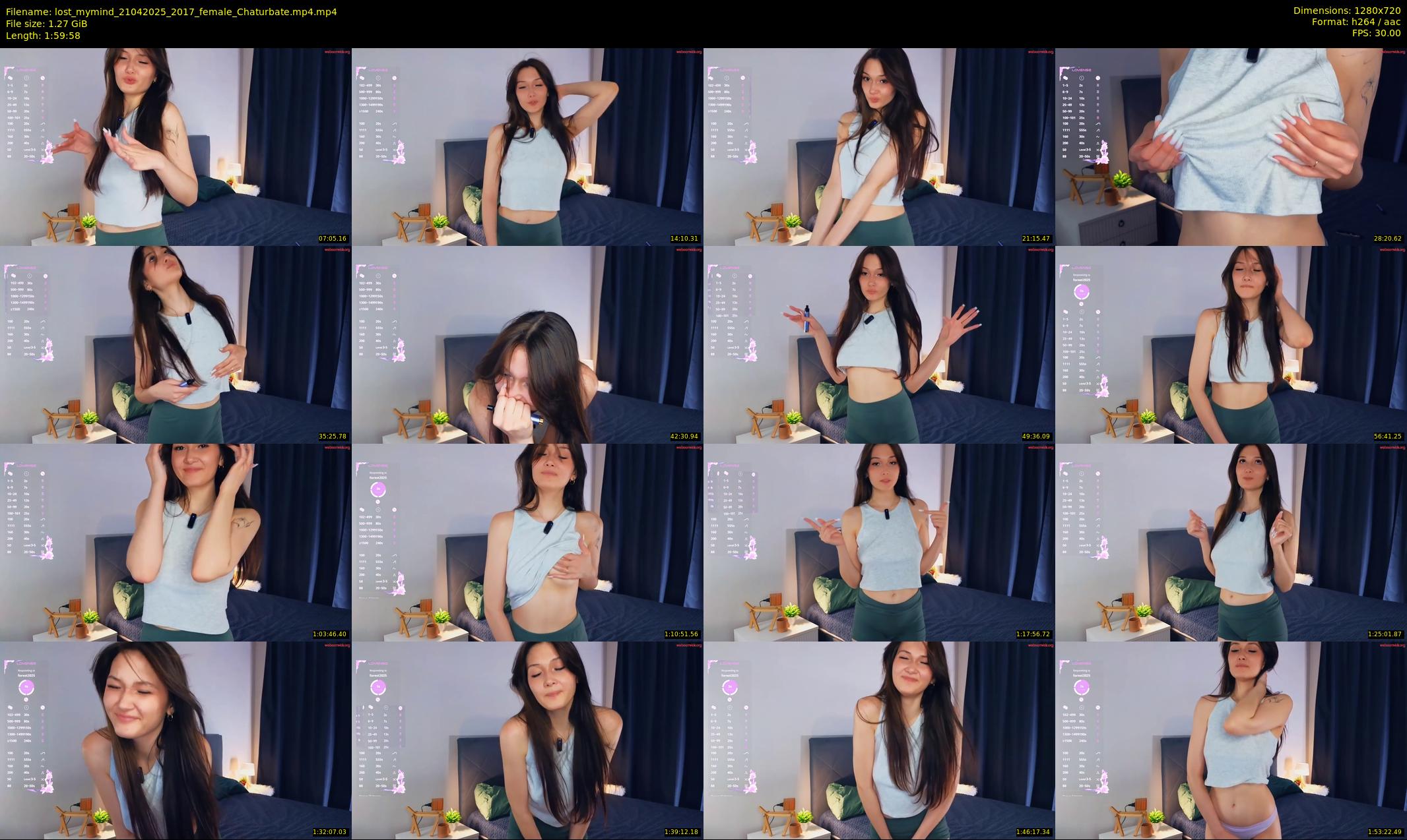 lost_mymind — 120 minute Chaturbate female cam show recording, 720p, Apr 21, 2025