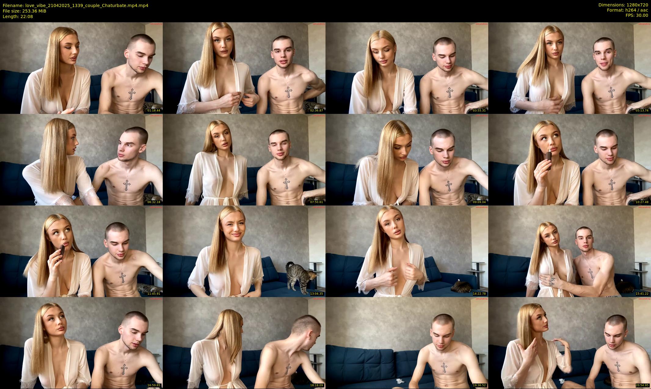love_vibe — 23 minute Chaturbate couple cam show recording, 720p, Apr 21, 2025