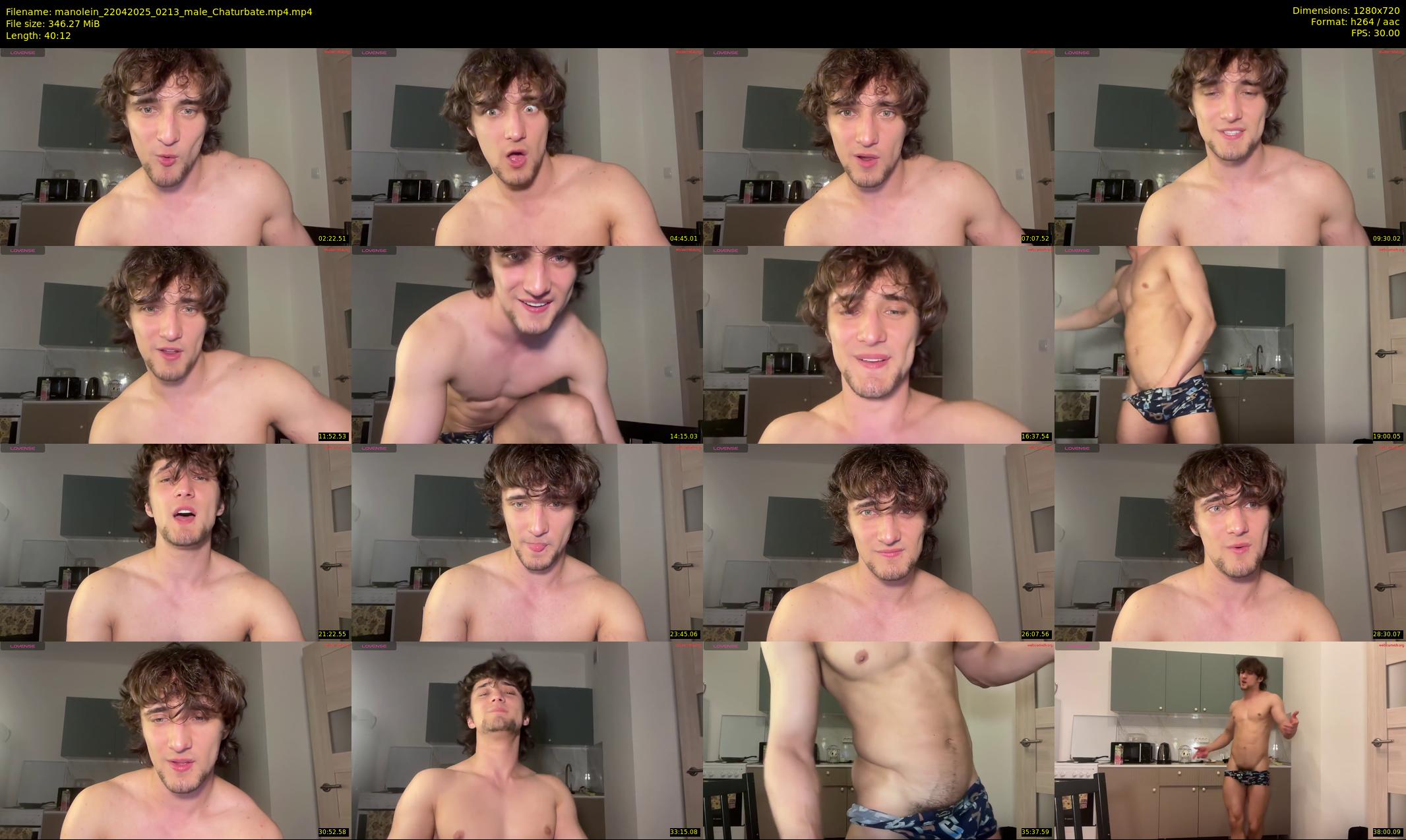 manolein — 41 minute Chaturbate male cam show recording, 720p, Apr 22, 2025