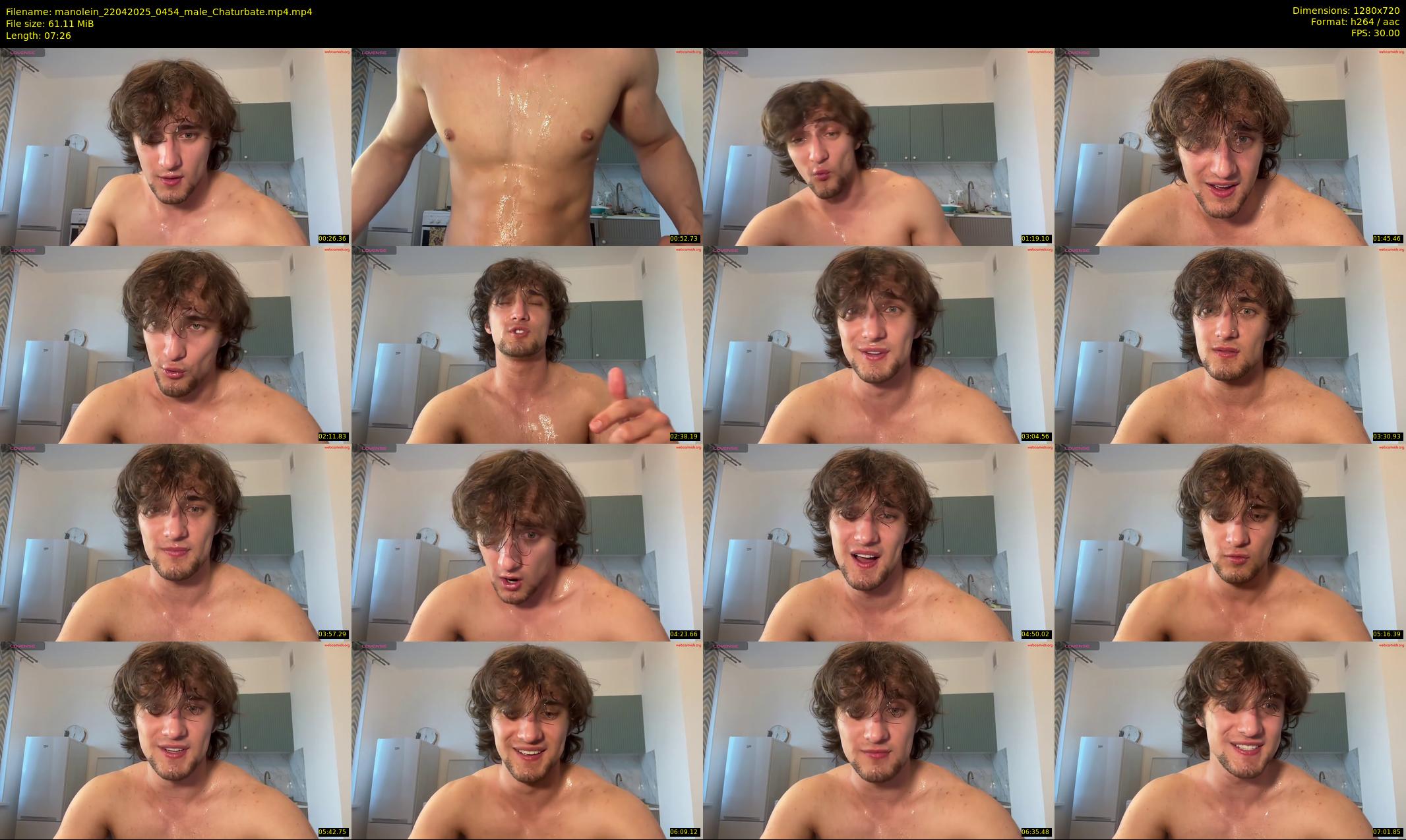 manolein — 8 minute Chaturbate male cam show recording, 720p, Apr 22, 2025