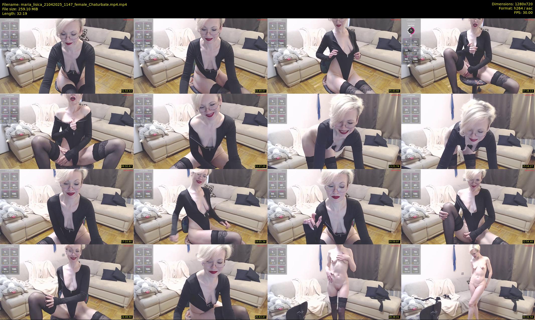 maria_lisica — 33 minute Chaturbate female cam show recording, 720p, Apr 21, 2025