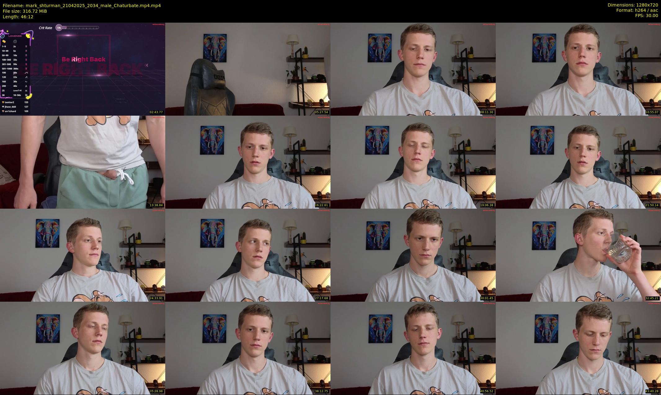 mark_shturman — 47 minute Chaturbate male cam show recording, 720p, Apr 21, 2025