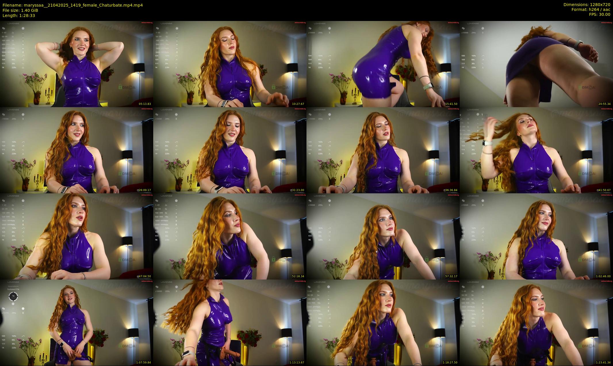 maryssaa_ — 89 minute Chaturbate female cam show recording, 720p, Apr 21, 2025