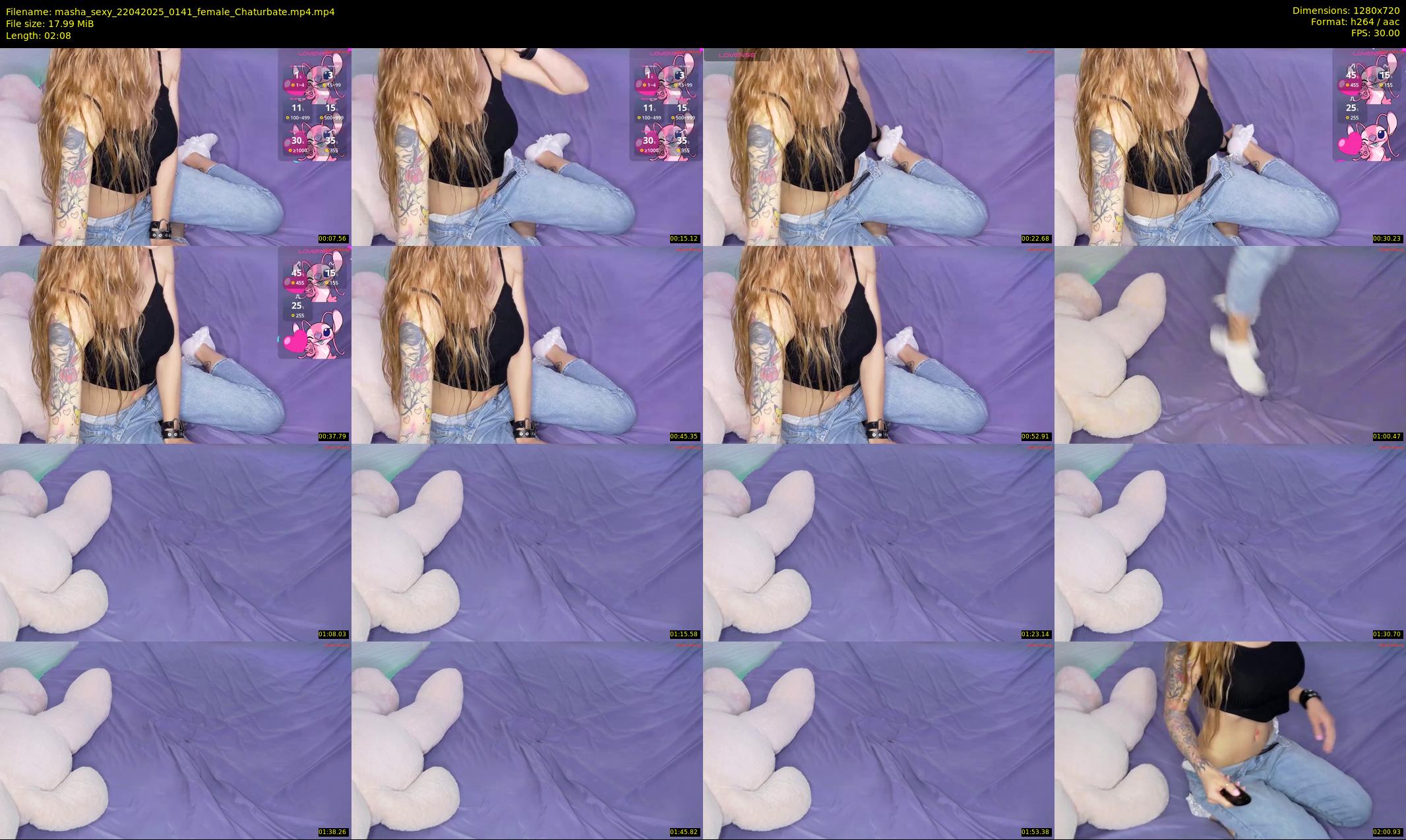 masha_sexy — 3 minute Chaturbate female cam show recording, 720p, Apr 22, 2025