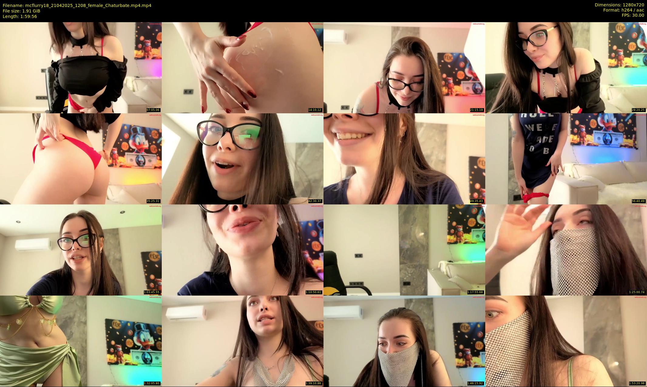 mcflurry18 — 120 minute Chaturbate female cam show recording, 720p, Apr 21, 2025