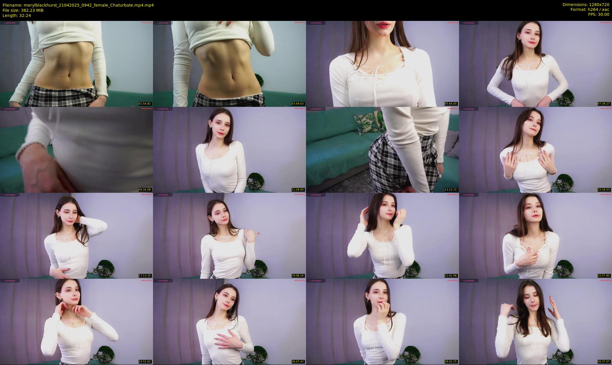 merylblackhurst — 33 minute Chaturbate female cam show recording, 720p, Apr 21, 2025