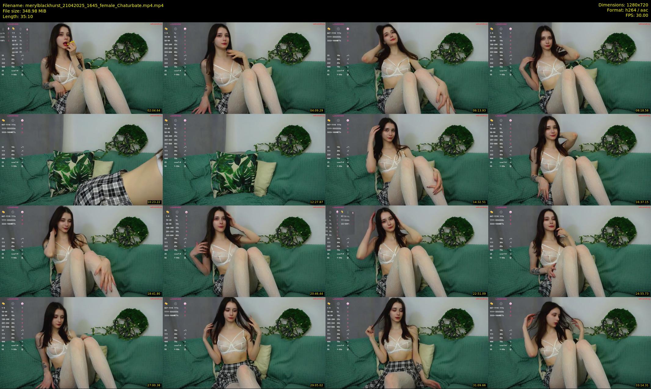 merylblackhurst — 36 minute Chaturbate female cam show recording, 720p, Apr 21, 2025