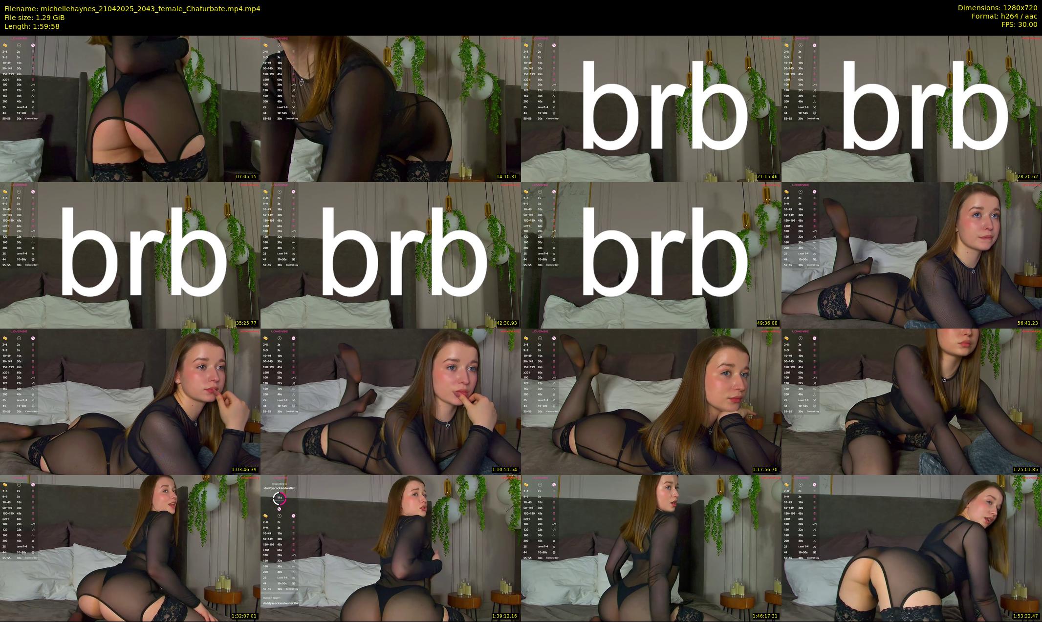 michellehaynes — 120 minute Chaturbate female cam show recording, 720p, Apr 21, 2025