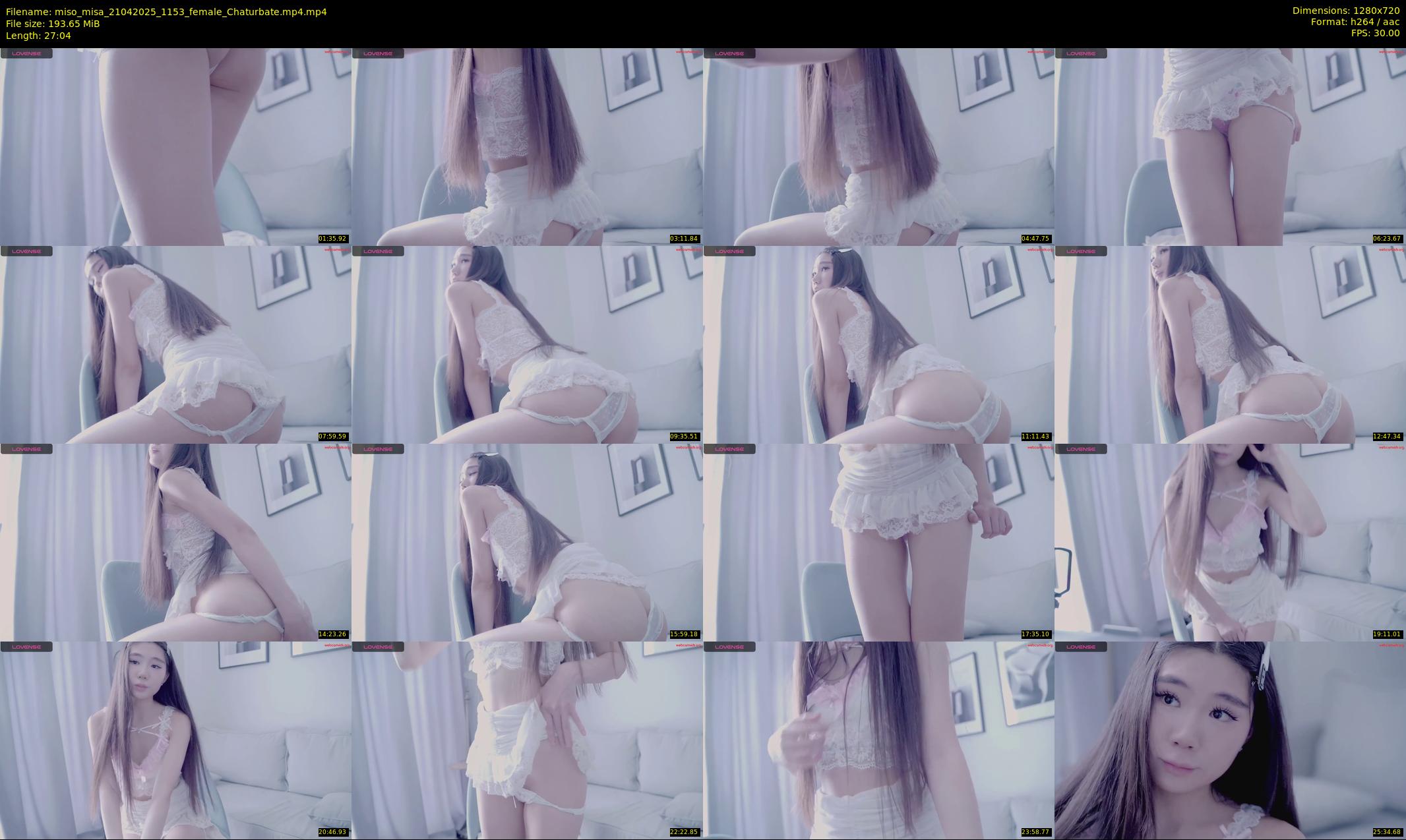 miso_misa — 28 minute Chaturbate female cam show recording, 720p, Apr 21, 2025