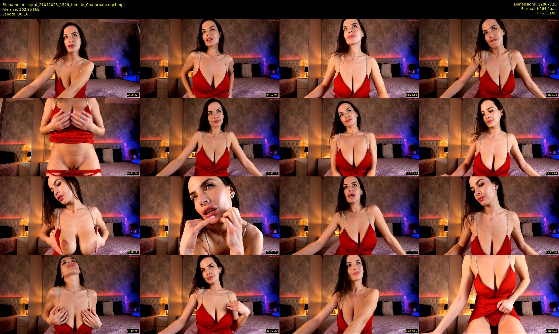 missyrai — 37 minute Chaturbate female cam show recording, 720p, Apr 21, 2025