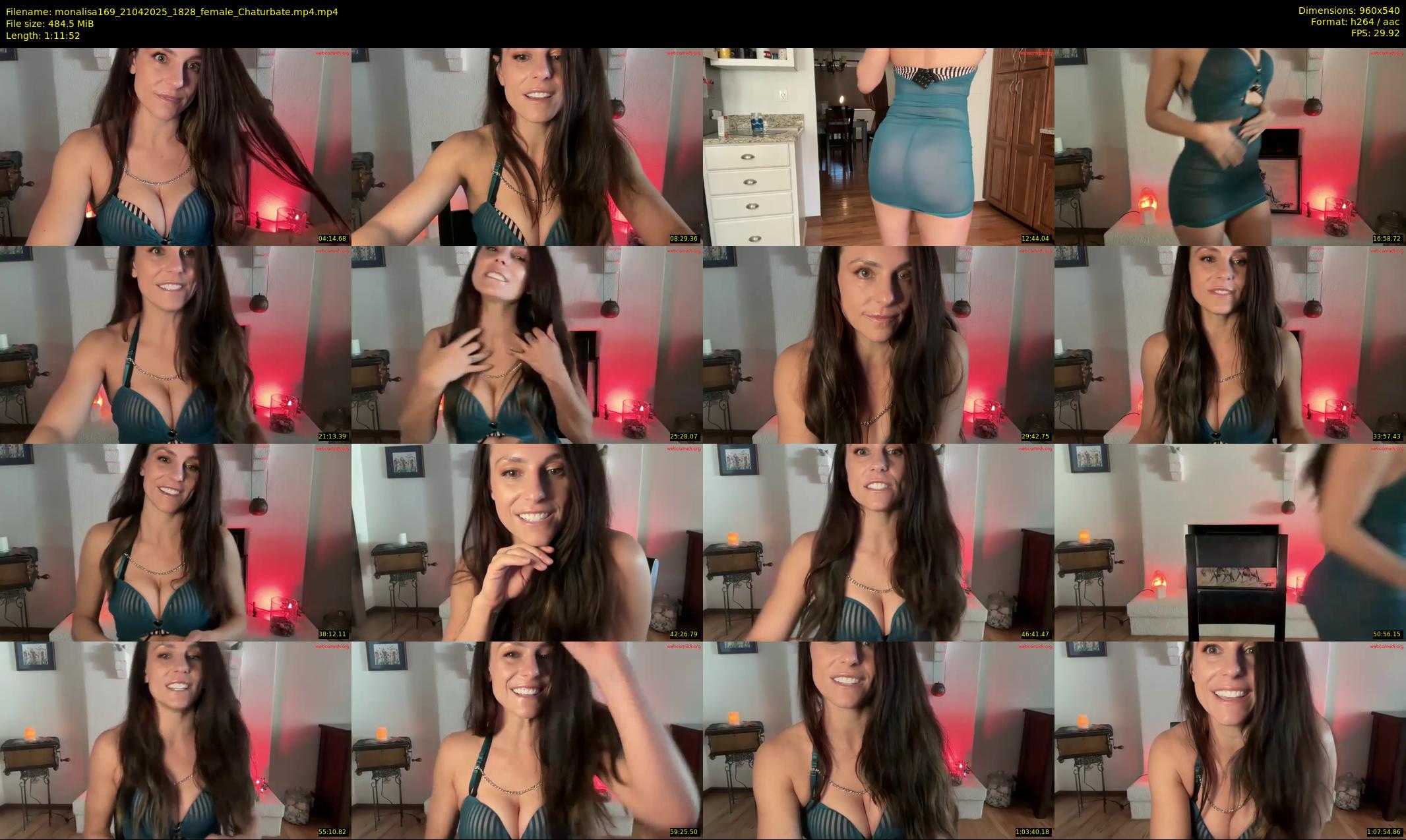 monalisa169 — 72 minute Chaturbate female cam show recording, 480p, Apr 21, 2025