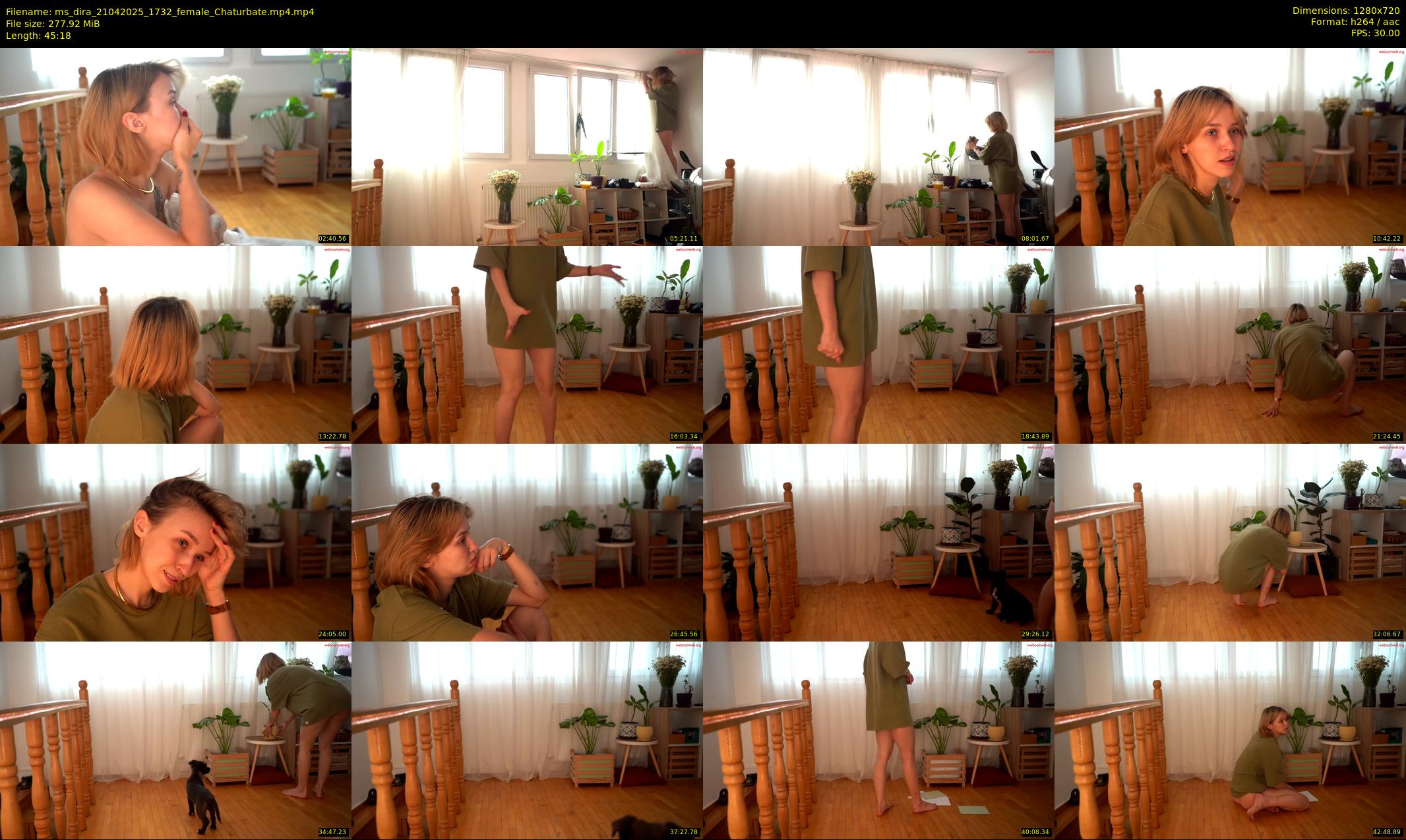ms_dira — 46 minute Chaturbate female cam show recording, 720p, Apr 21, 2025