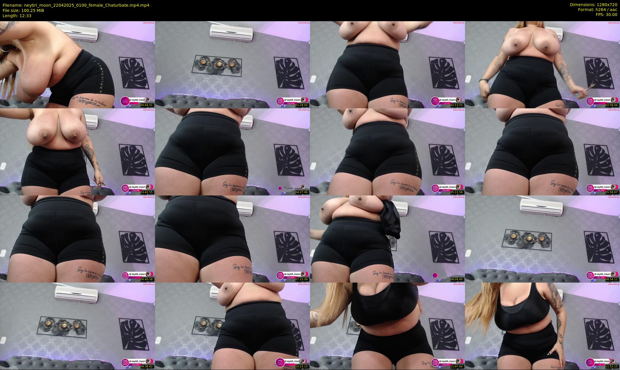 neytiri_moon — 13 minute Chaturbate female cam show recording, 720p, Apr 22, 2025