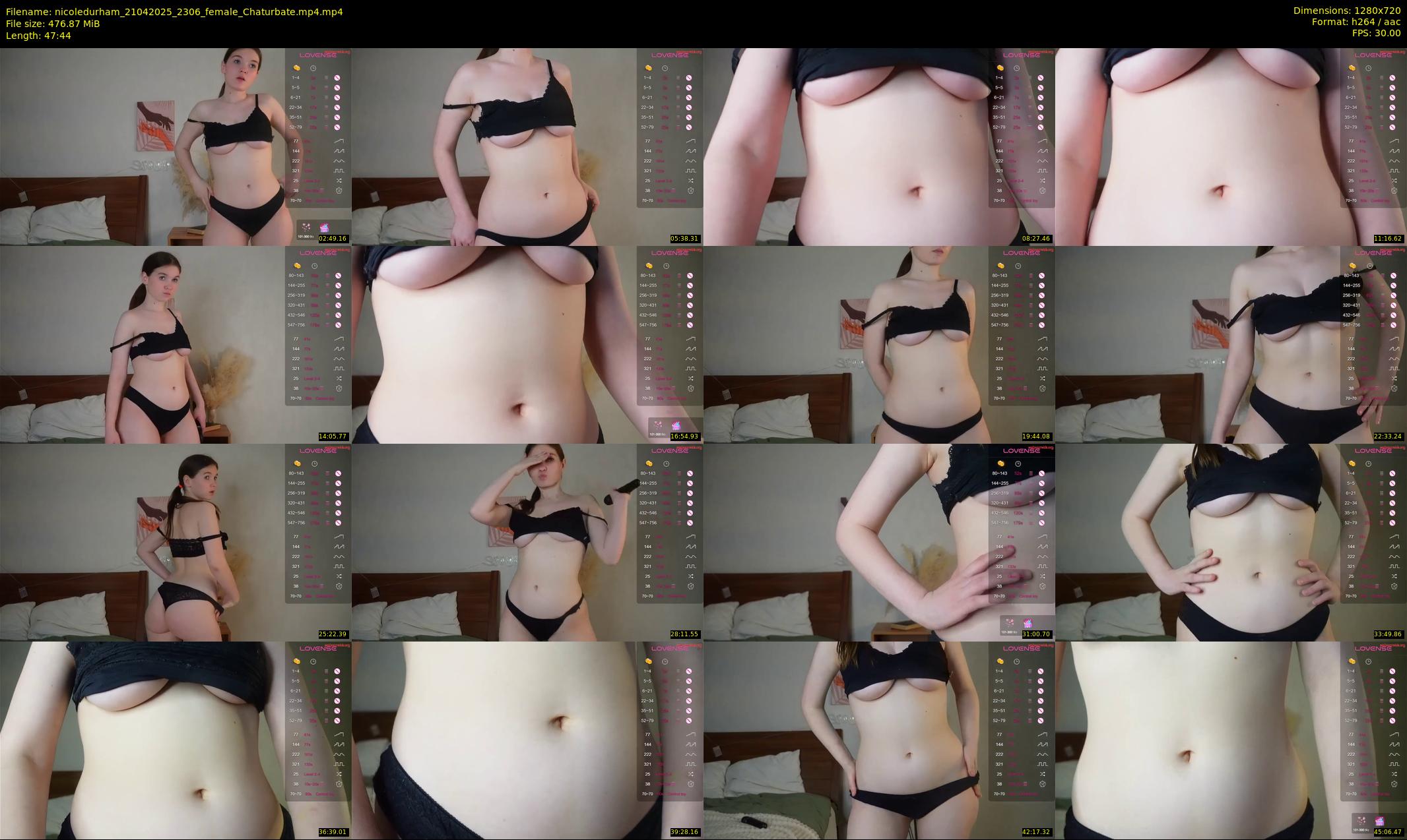 nicoledurham — 48 minute Chaturbate female cam show recording, 720p, Apr 21, 2025