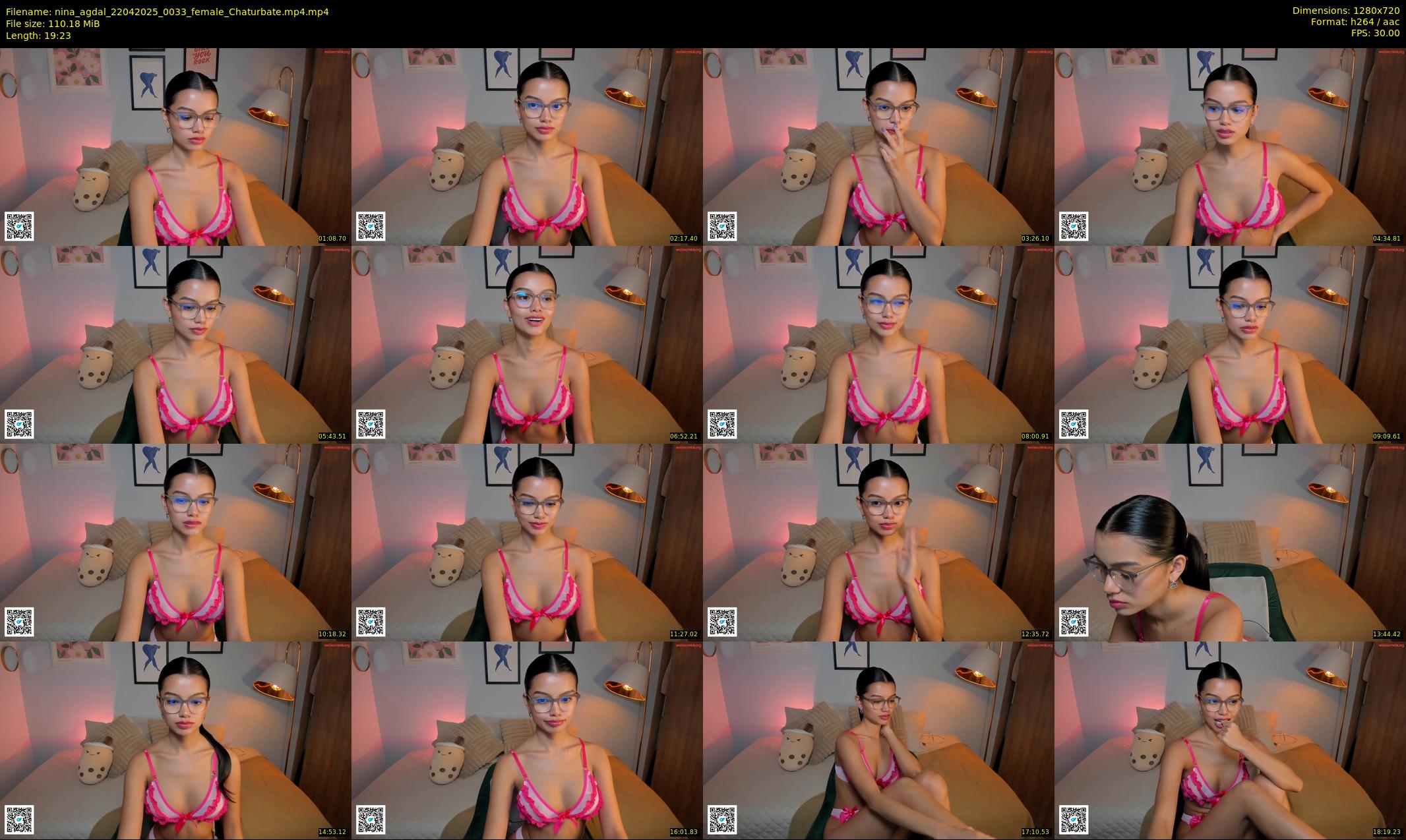 nina_agdal — 20 minute Chaturbate female cam show recording, 720p, Apr 22, 2025