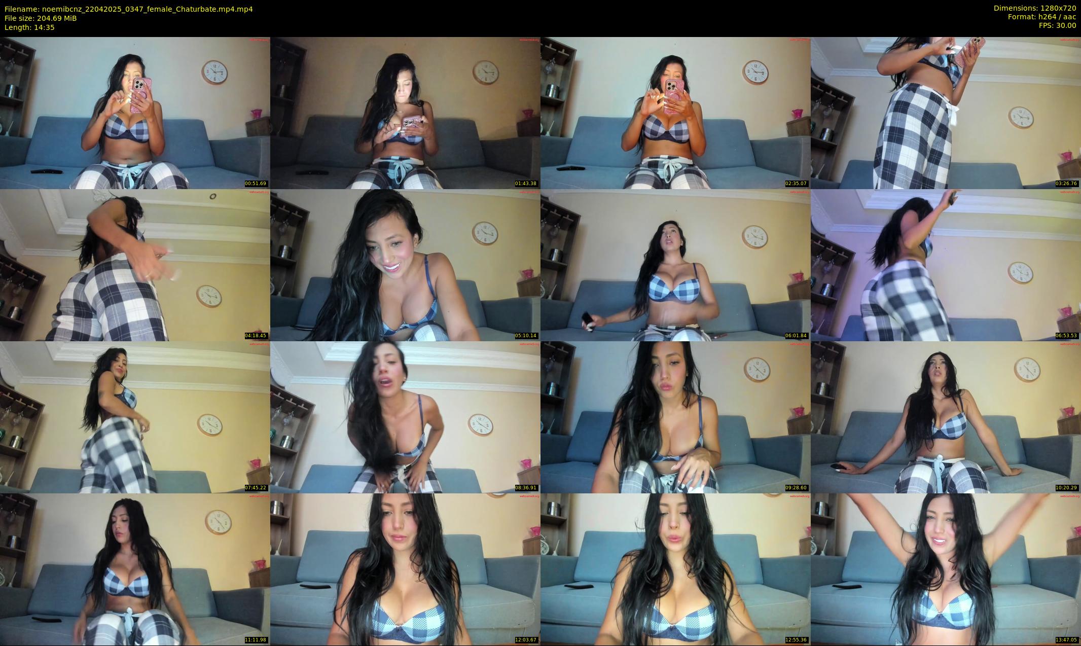 noemibcnz — 15 minute Chaturbate couple cam show recording, 720p, Apr 22, 2025