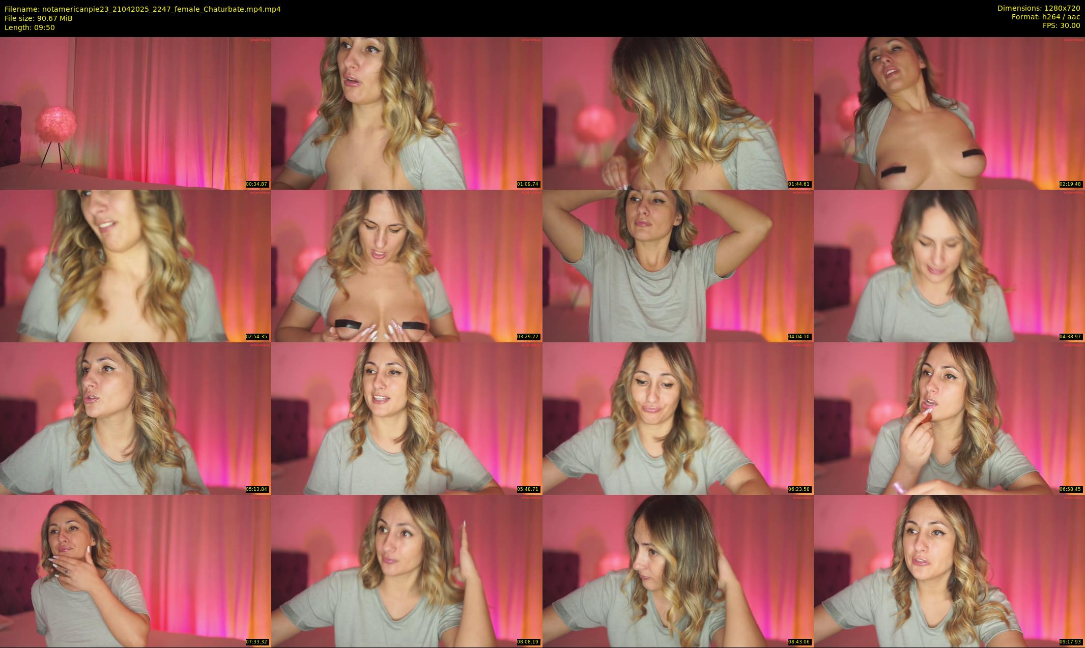 notamericanpie23 — 10 minute Chaturbate female cam show recording, 720p, Apr 21, 2025