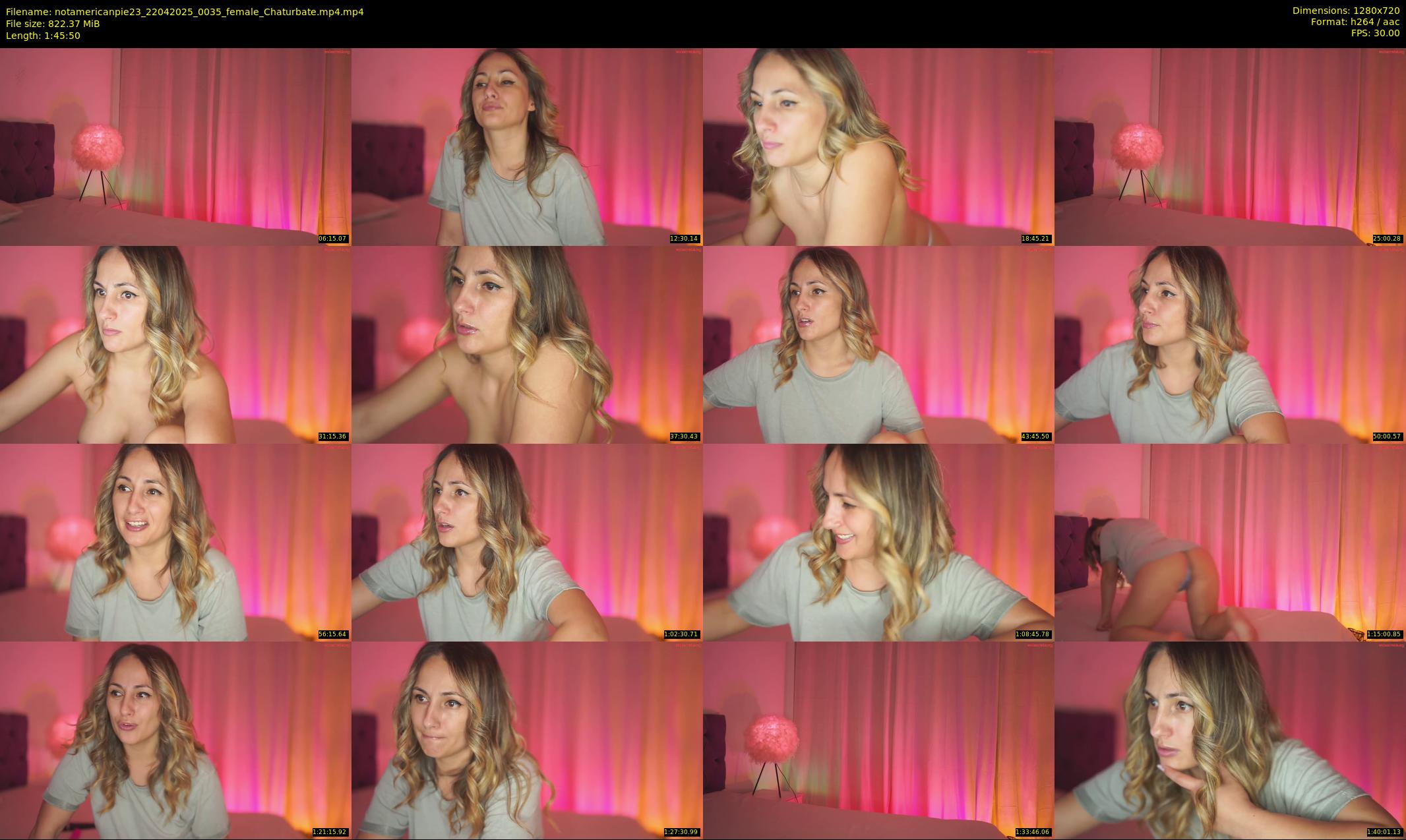 notamericanpie23 — 106 minute Chaturbate female cam show recording, 720p, Apr 22, 2025
