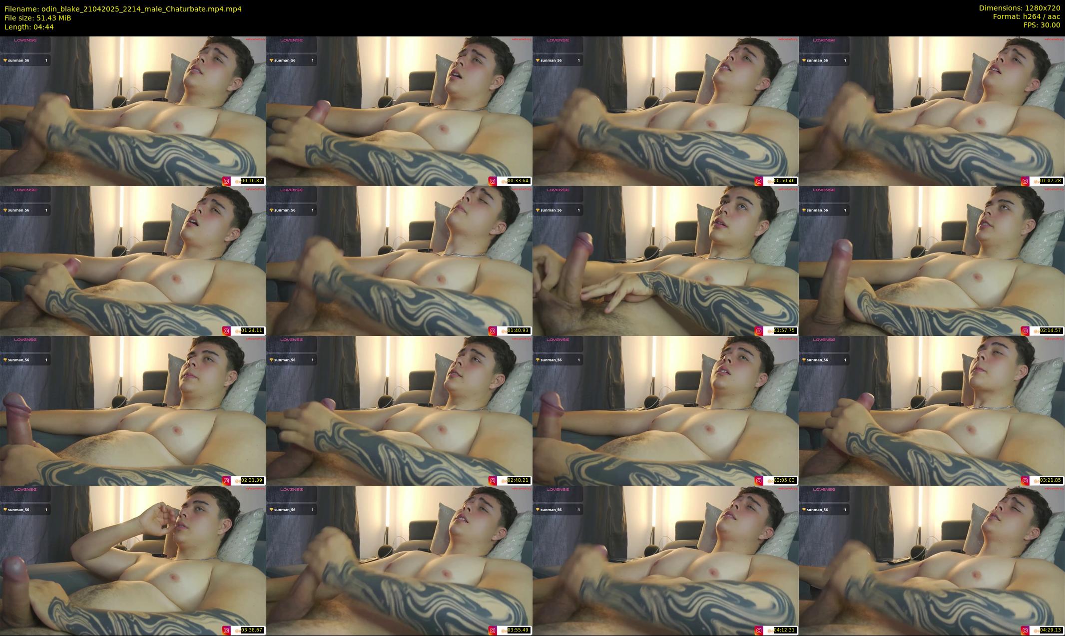 odin_blake — 5 minute Chaturbate male cam show recording, 720p, Apr 21, 2025