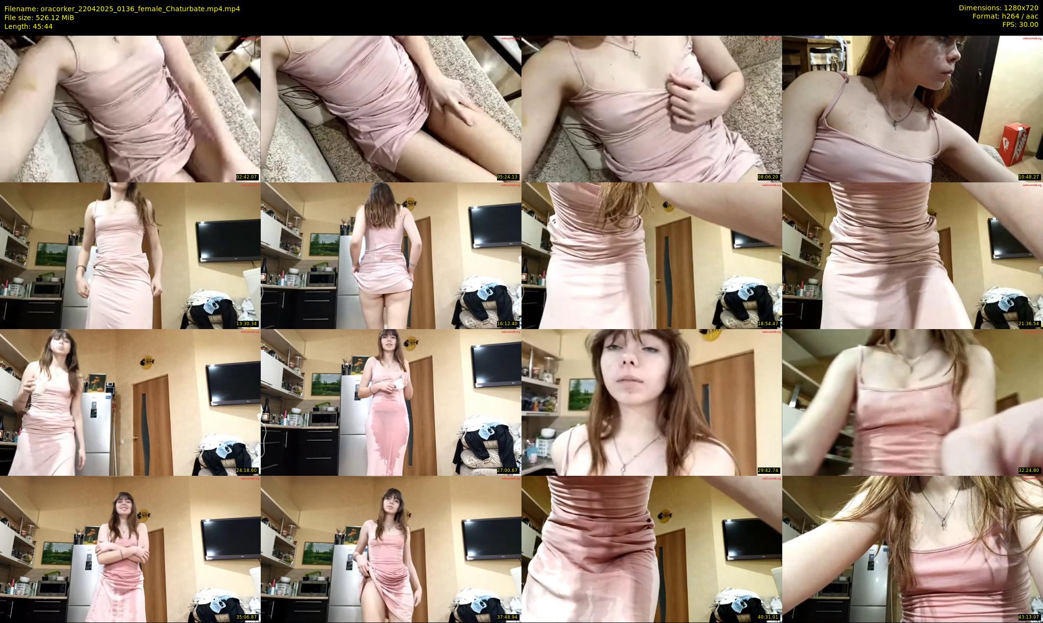 oracorker — 46 minute Chaturbate female cam show recording, 720p, Apr 22, 2025