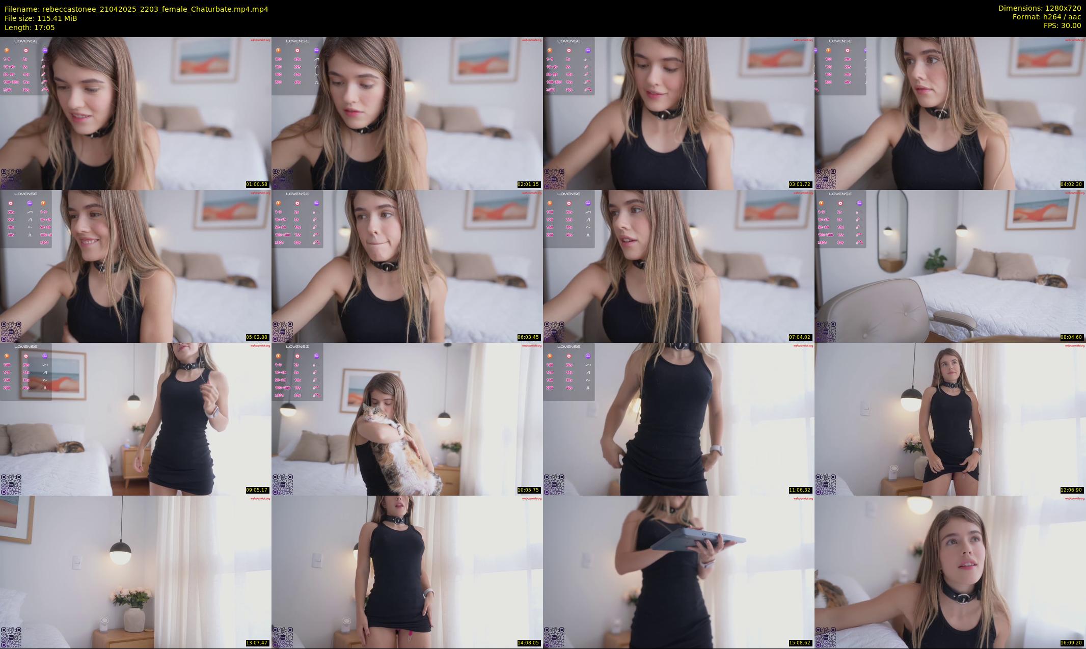 rebeccastonee — 18 minute Chaturbate female cam show recording, 720p, Apr 21, 2025