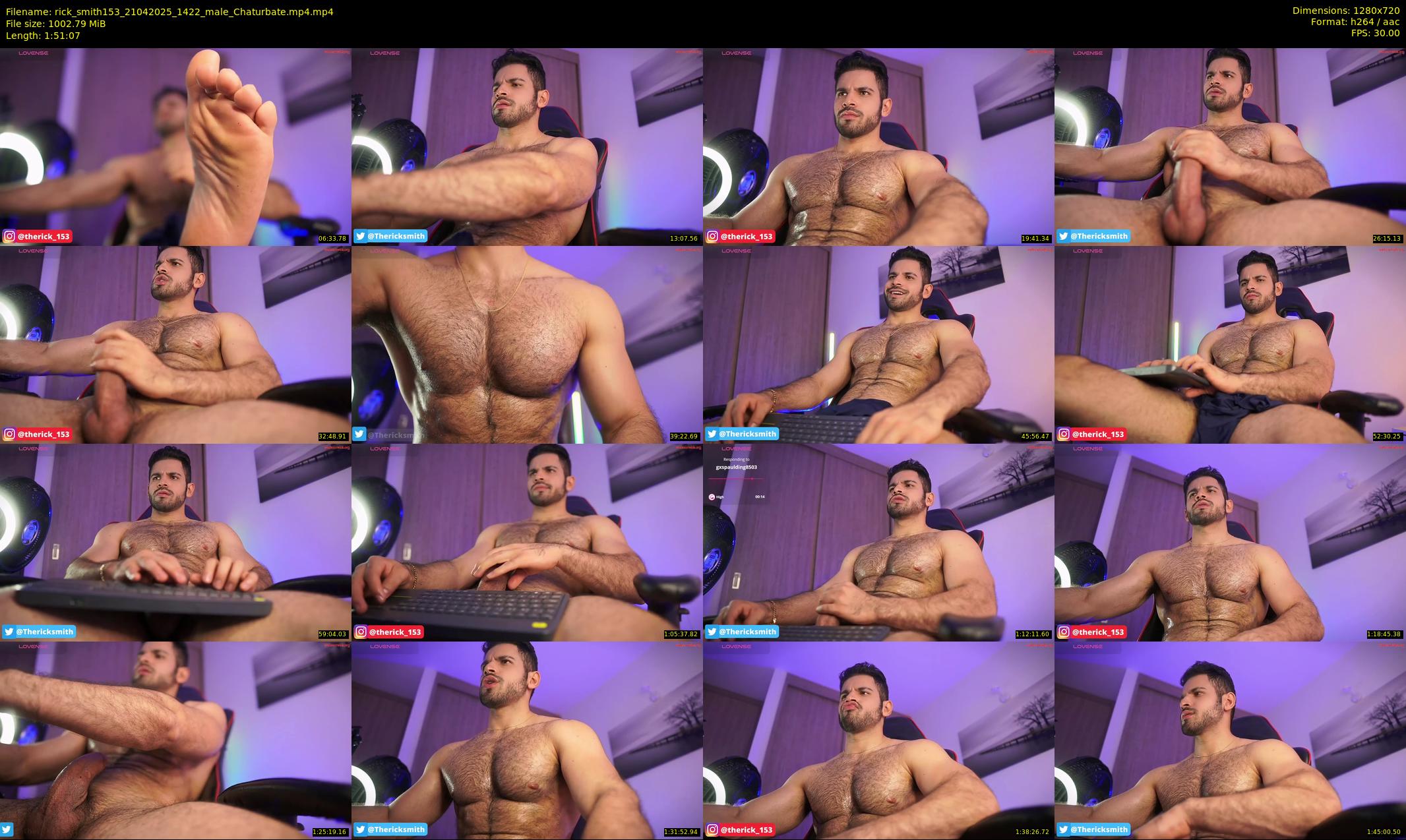 rick_smith153 — 112 minute Chaturbate male cam show recording, 720p, Apr 21, 2025
