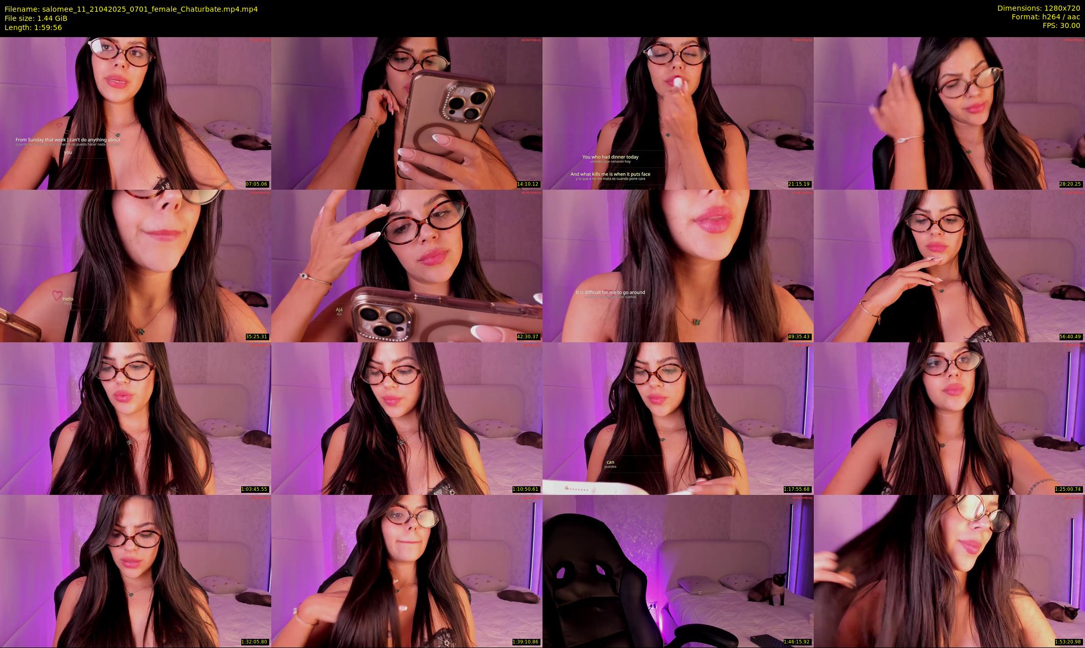 salomee_11 — 120 minute Chaturbate female cam show recording, 720p, Apr 21, 2025