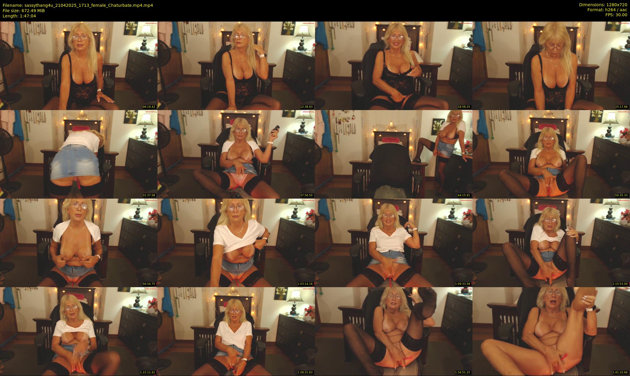 sassythang4u — 108 minute Chaturbate female cam show recording, 720p, Apr 21, 2025