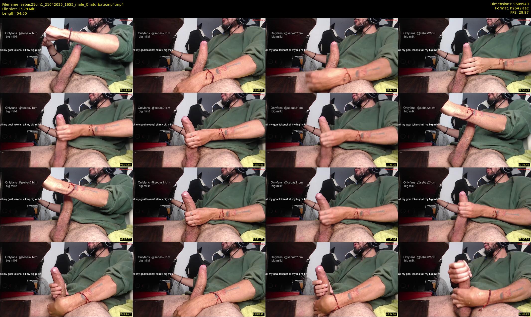 sebas21cm1 — 4 minute Chaturbate male cam show recording, 480p, Apr 21, 2025