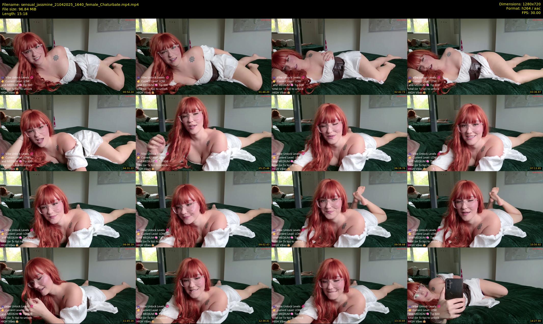 sensual_jassmine — 16 minute Chaturbate female cam show recording, 720p, Apr 21, 2025