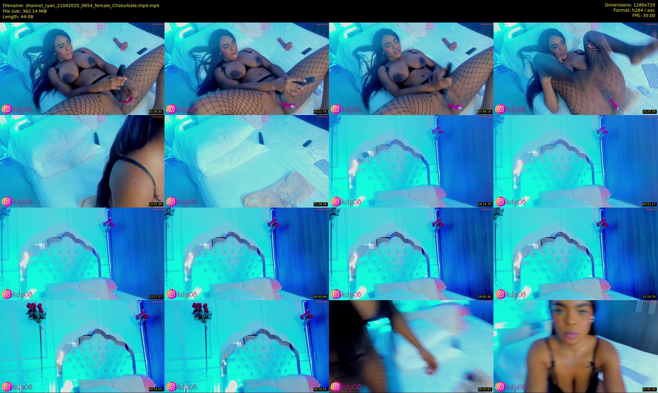 shannol_ryan — 45 minute Chaturbate female cam show recording, 720p, Apr 21, 2025