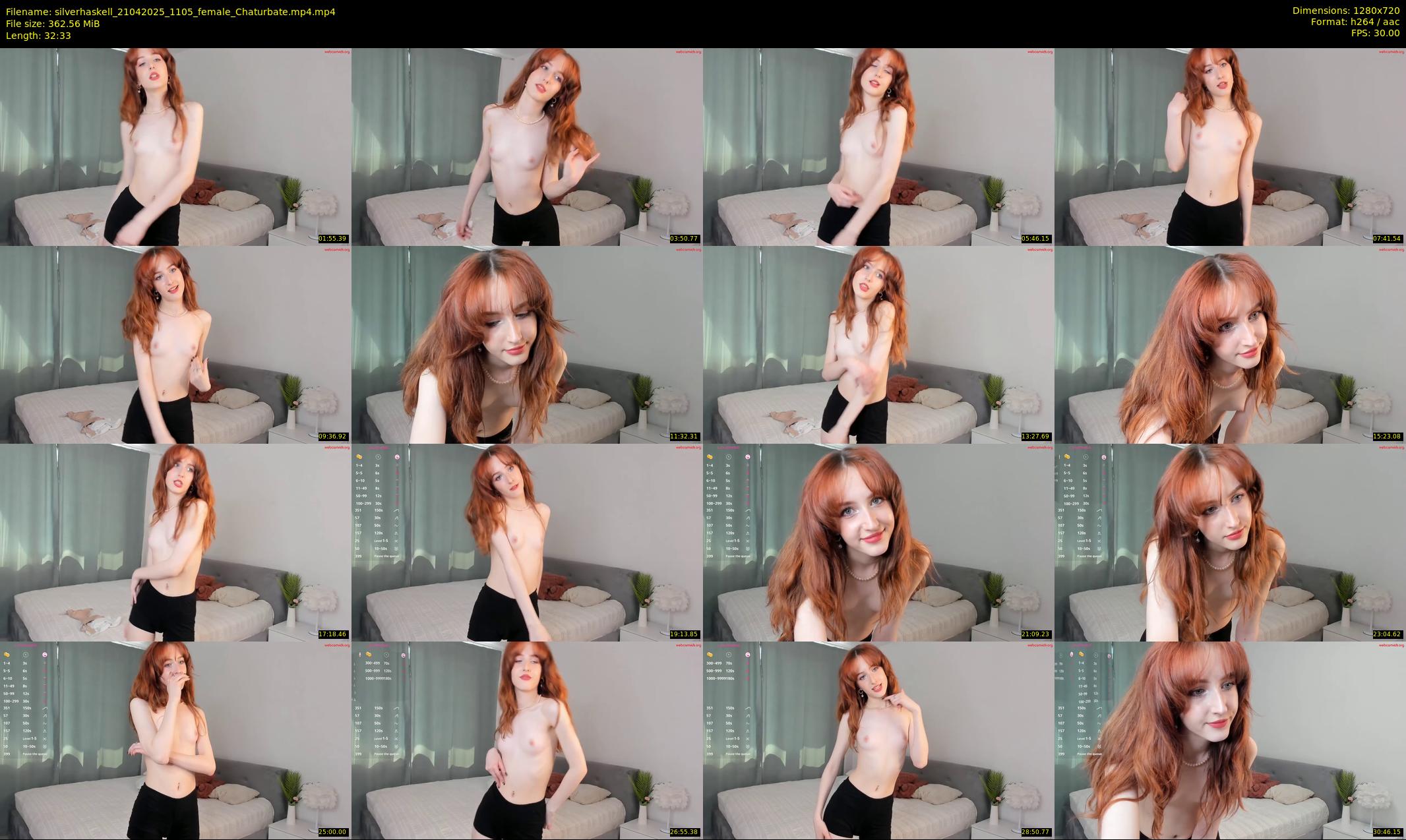silverhaskell — 33 minute Chaturbate female cam show recording, 720p, Apr 21, 2025