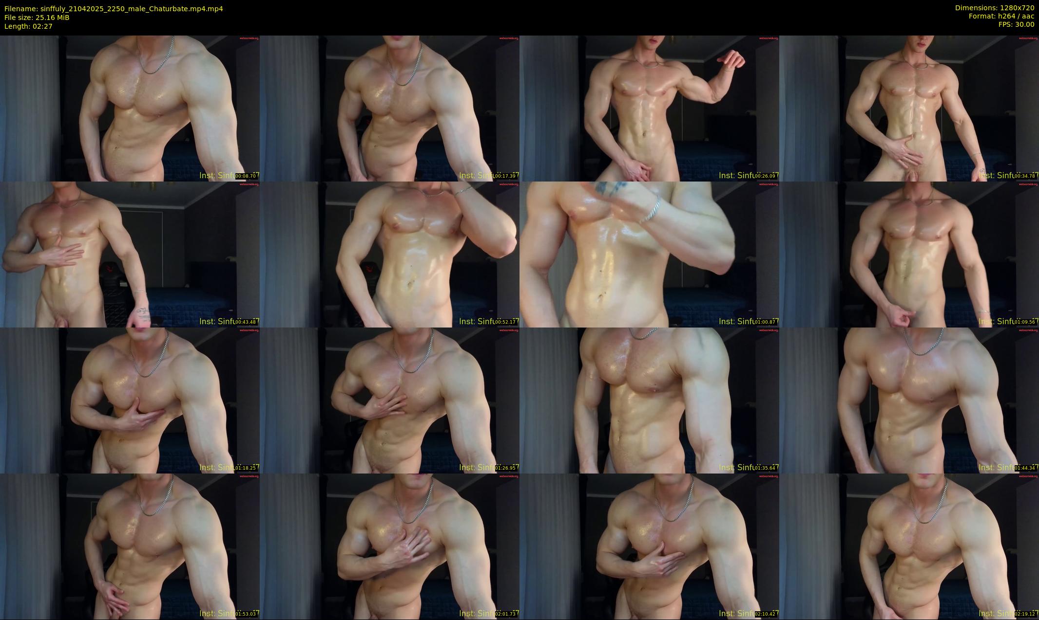 sinffuly — 3 minute Chaturbate male cam show recording, 720p, Apr 21, 2025
