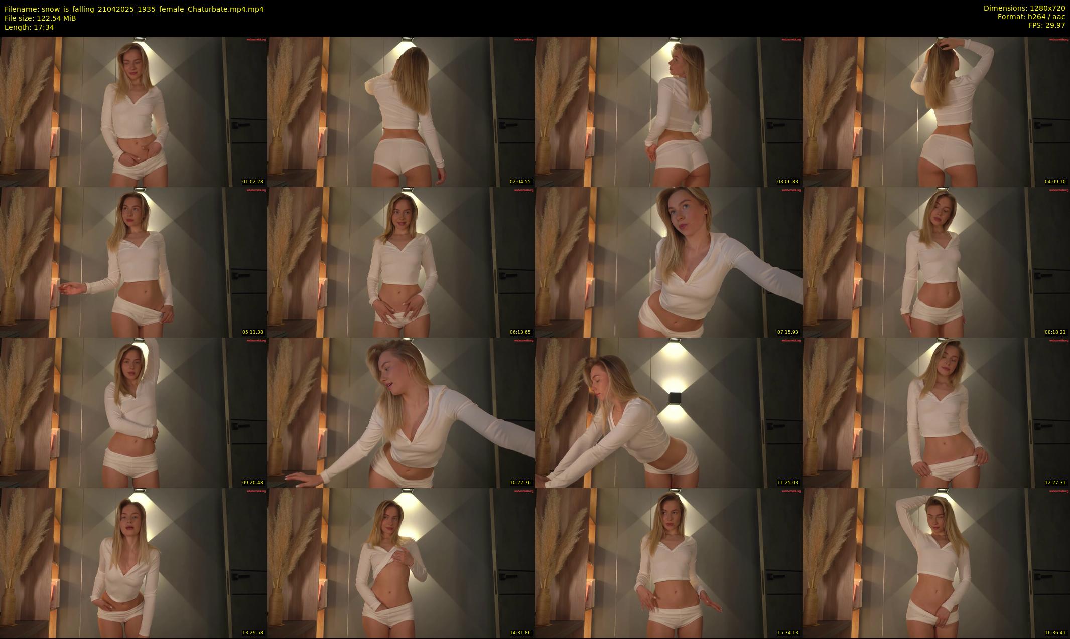 snow_is_falling — 18 minute Chaturbate female cam show recording, 720p, Apr 21, 2025