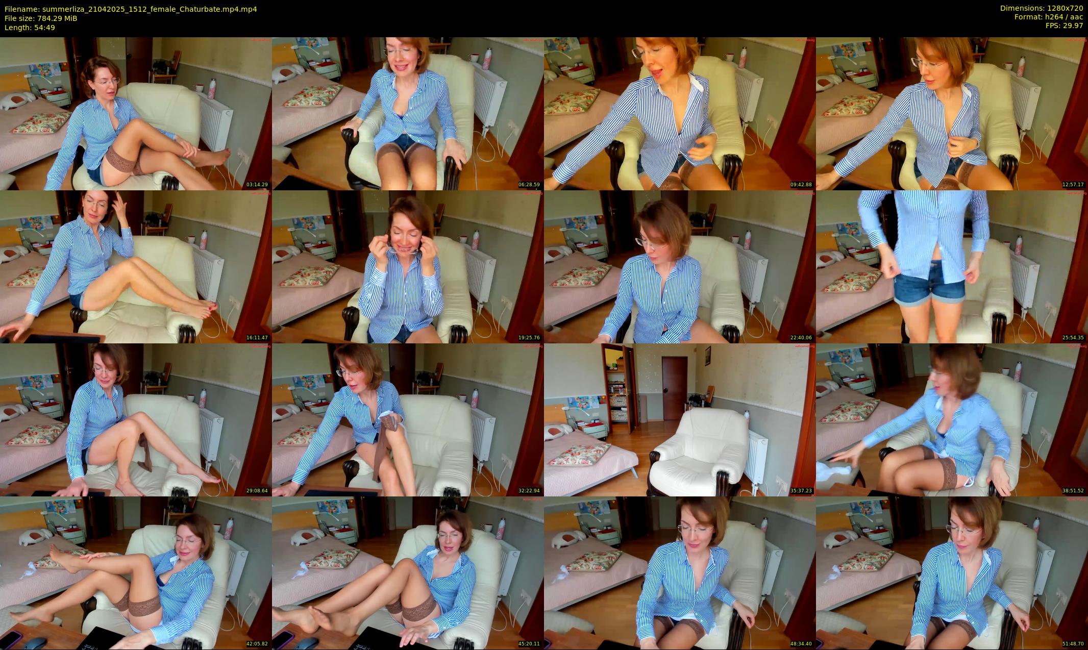 summerliza — 55 minute Chaturbate female cam show recording, 720p, Apr 21, 2025