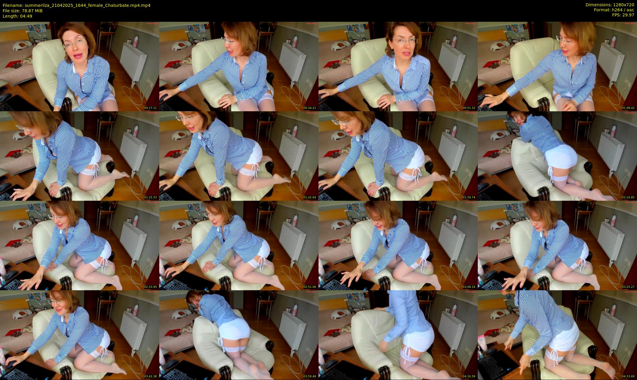 summerliza — 5 minute Chaturbate female cam show recording, 720p, Apr 21, 2025