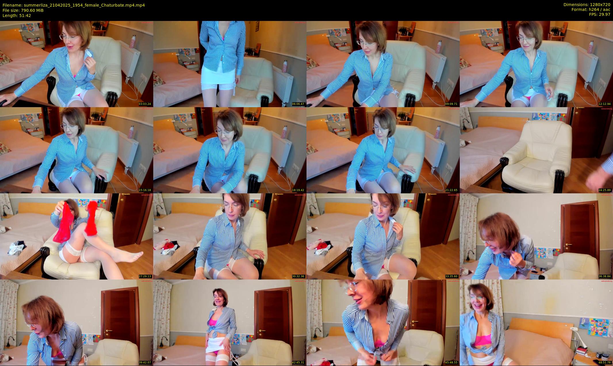 summerliza — 52 minute Chaturbate female cam show recording, 720p, Apr 21, 2025