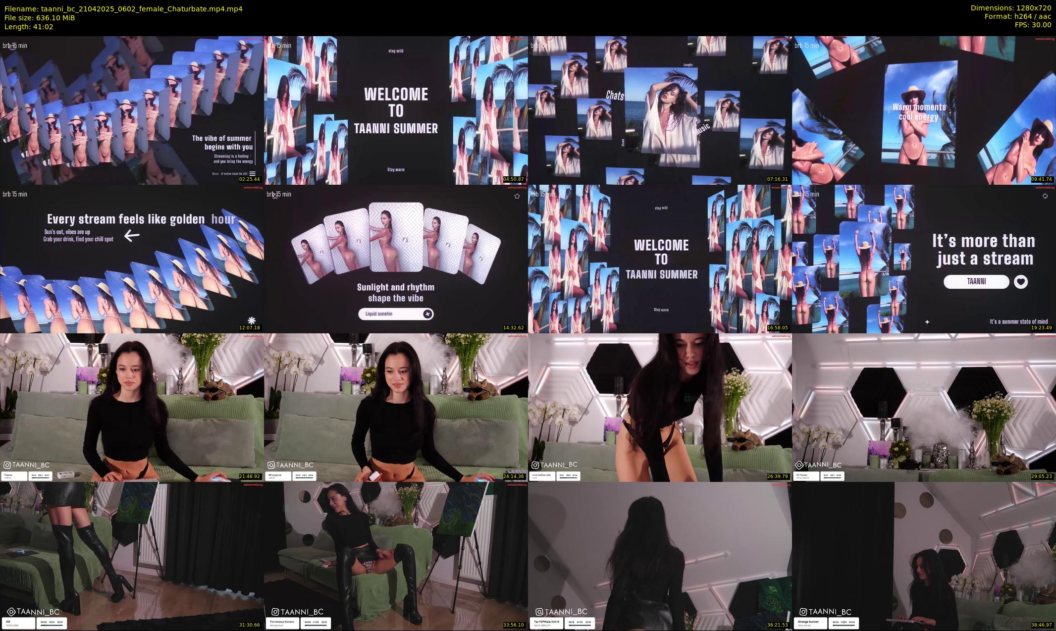 taanni_bc — 42 minute Chaturbate female cam show recording, 720p, Apr 21, 2025