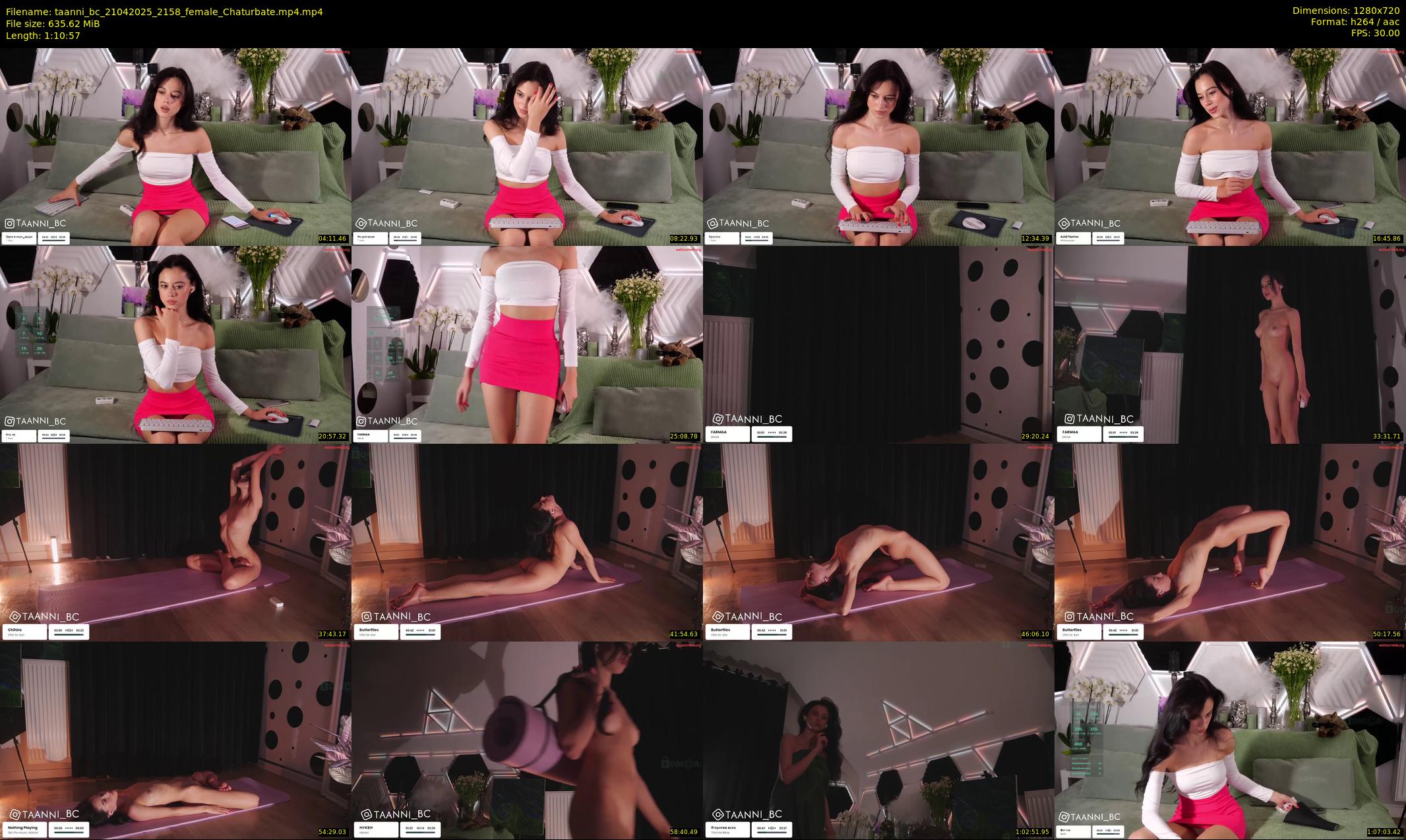 taanni_bc — 71 minute Chaturbate female cam show recording, 720p, Apr 21, 2025