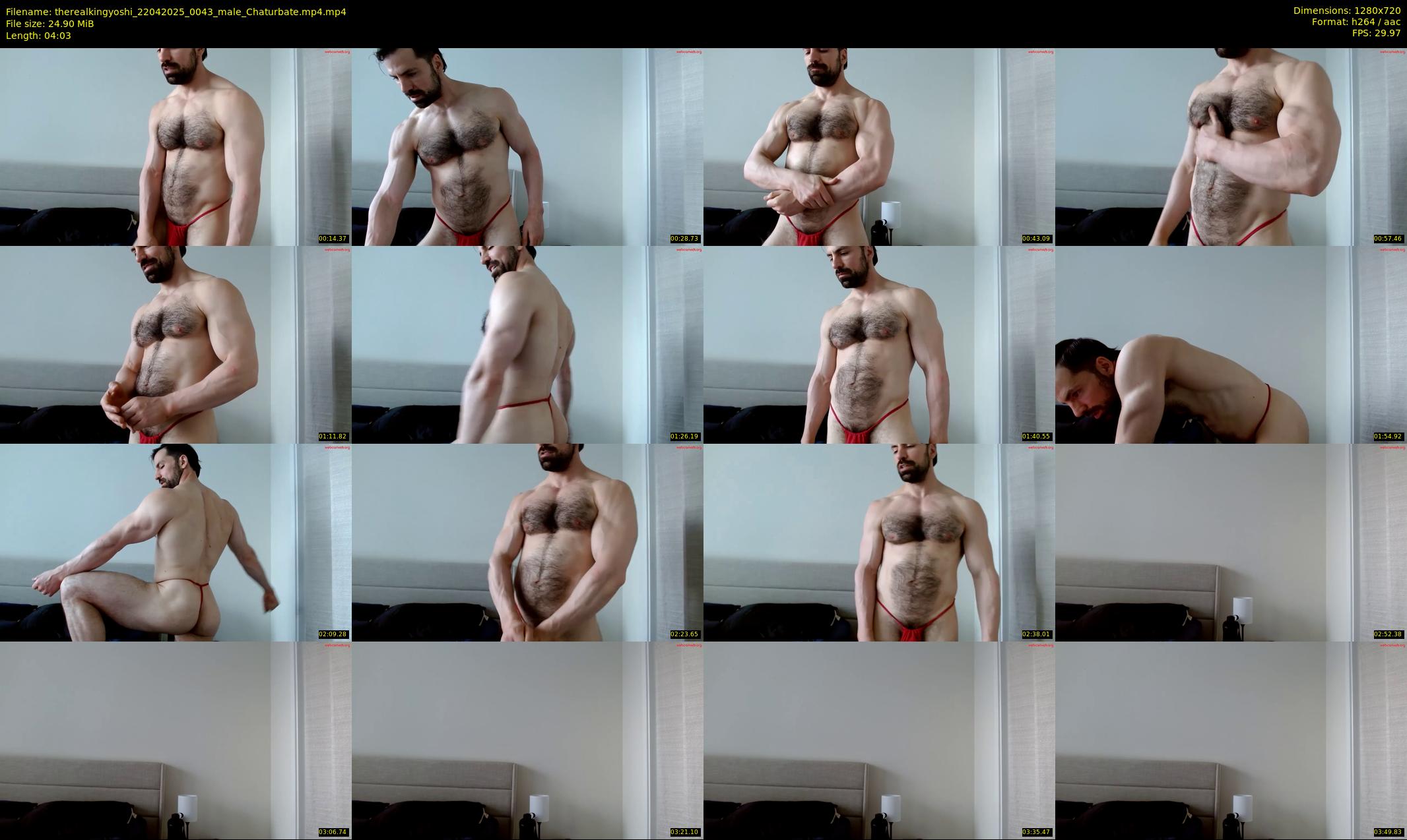 therealkingyoshi — 5 minute Chaturbate male cam show recording, 720p, Apr 22, 2025