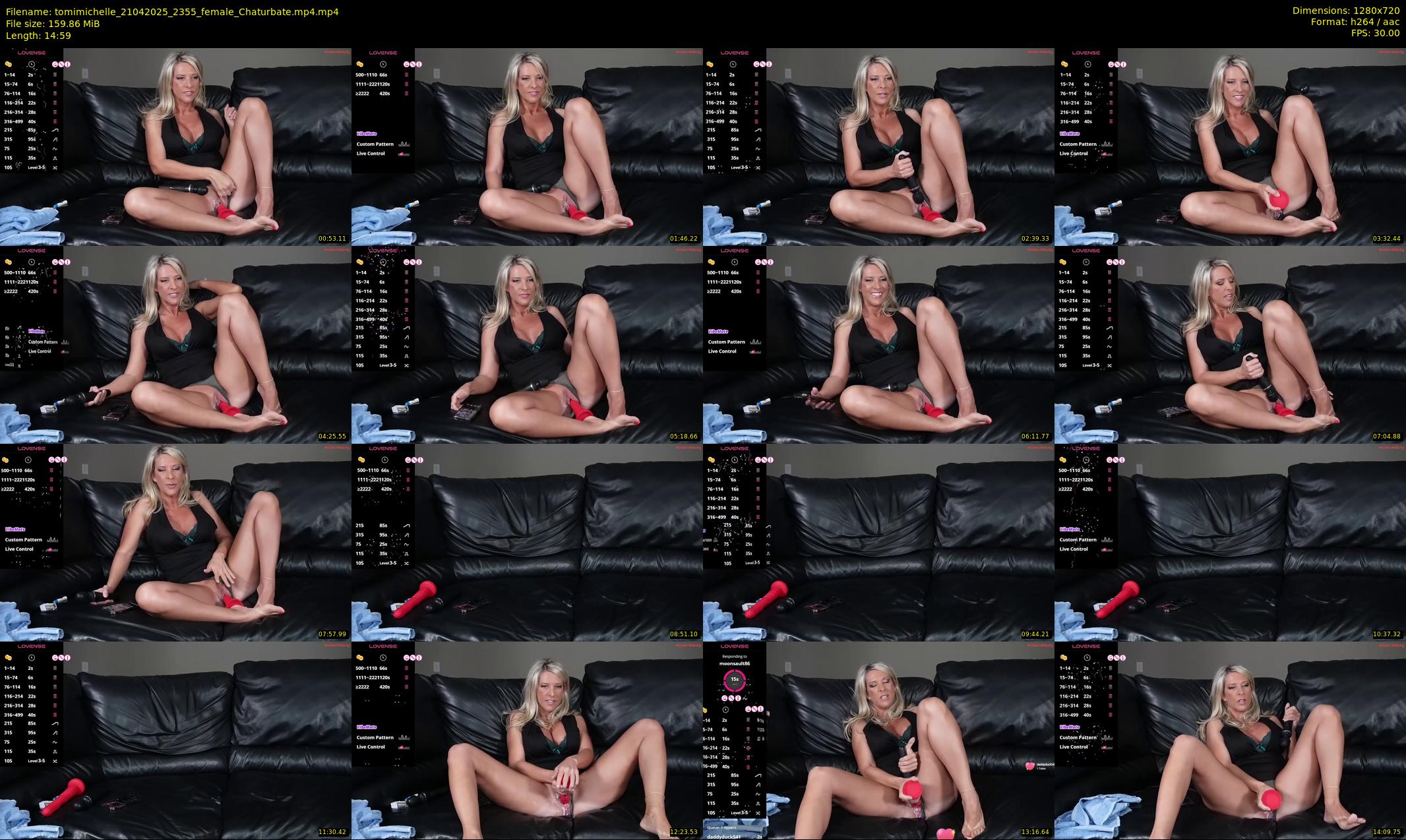 tomimichelle — 15 minute Chaturbate female cam show recording, 720p, Apr 21, 2025