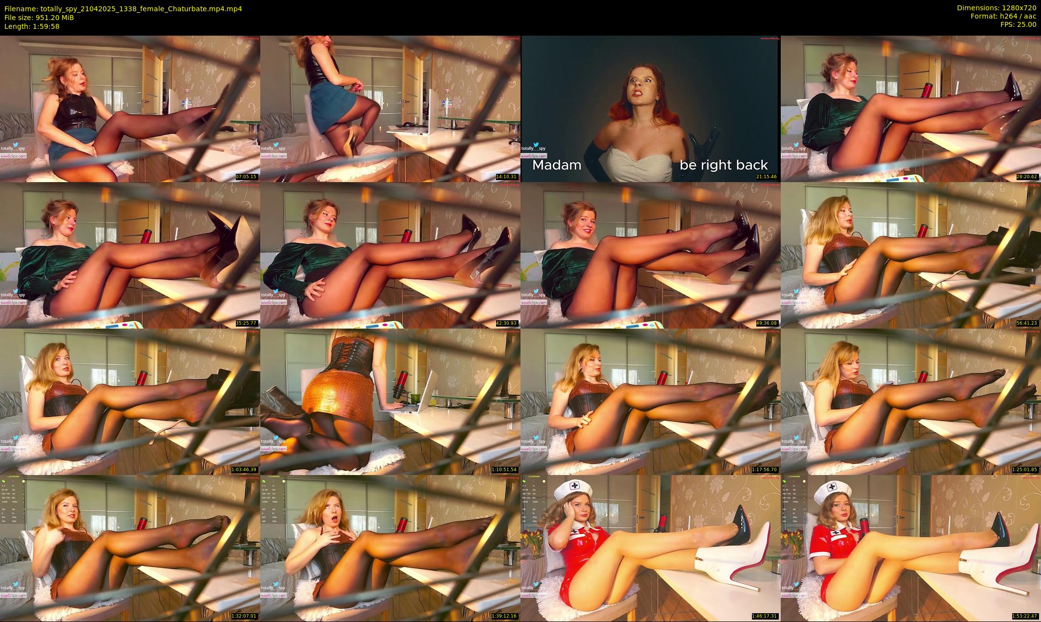 totally_spy — 120 minute Chaturbate female cam show recording, 720p, Apr 21, 2025