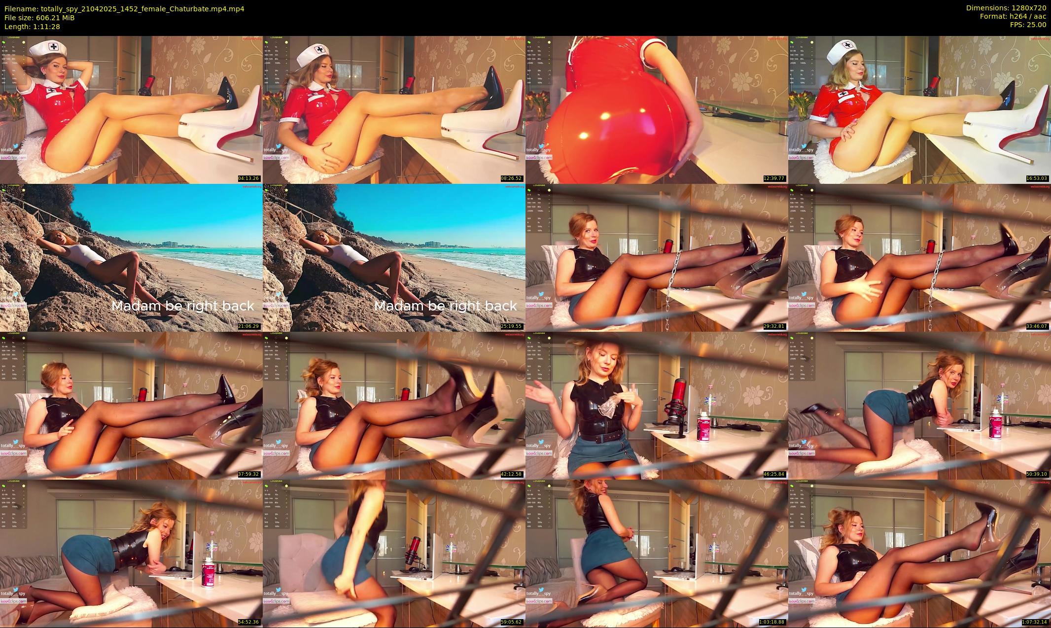 totally_spy — 72 minute Chaturbate female cam show recording, 720p, Apr 21, 2025