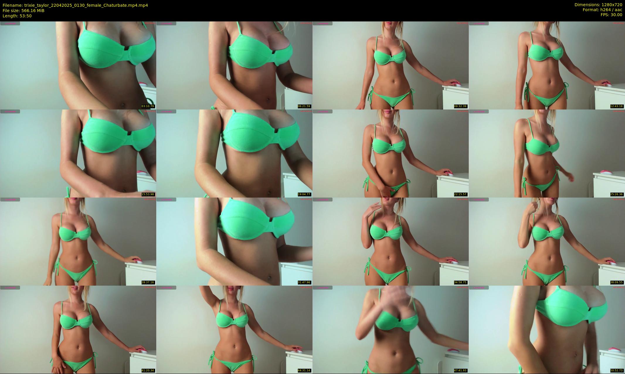 trixie_taylor — 54 minute Chaturbate female cam show recording, 720p, Apr 22, 2025